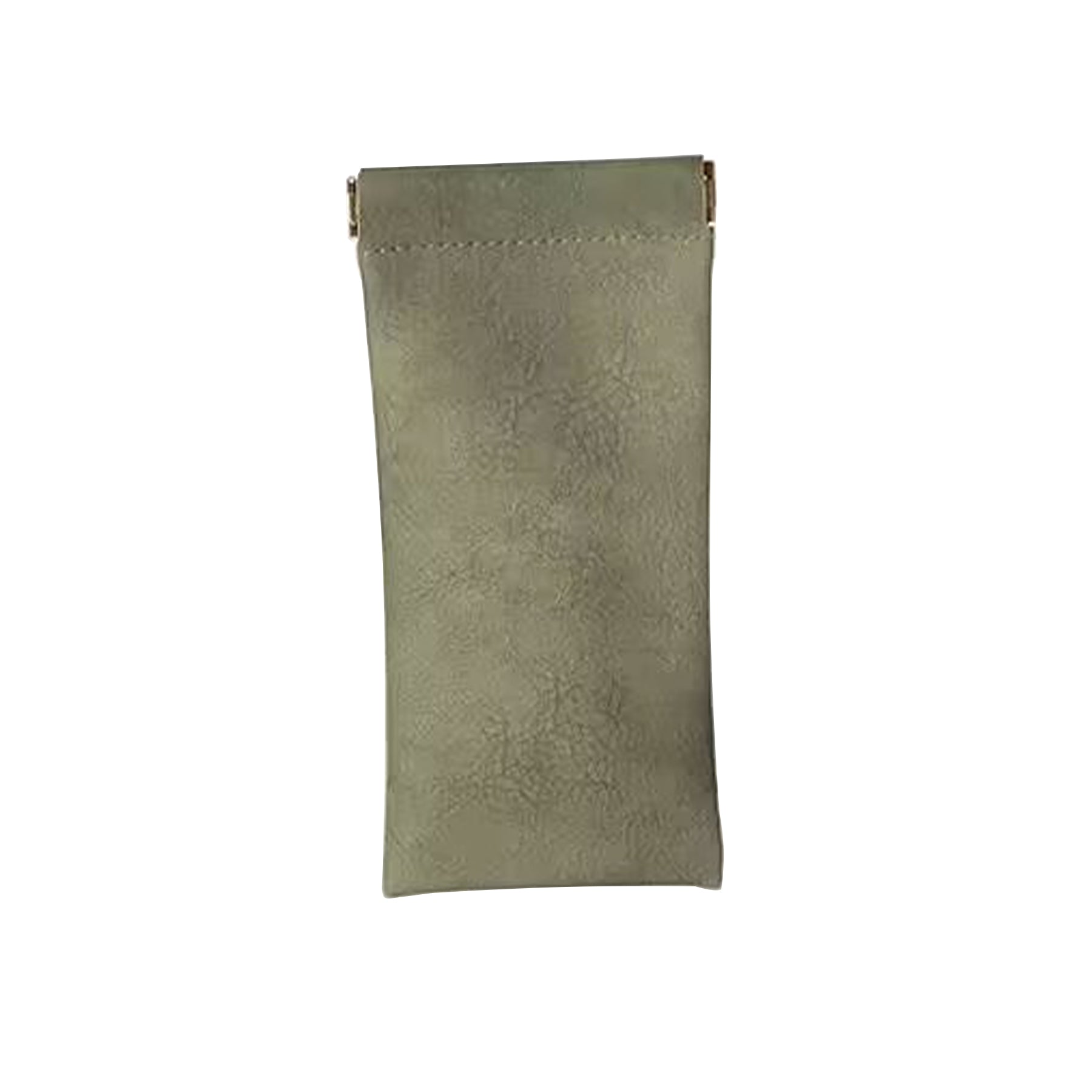 Leather Top Squeeze Sunglasses Pouch