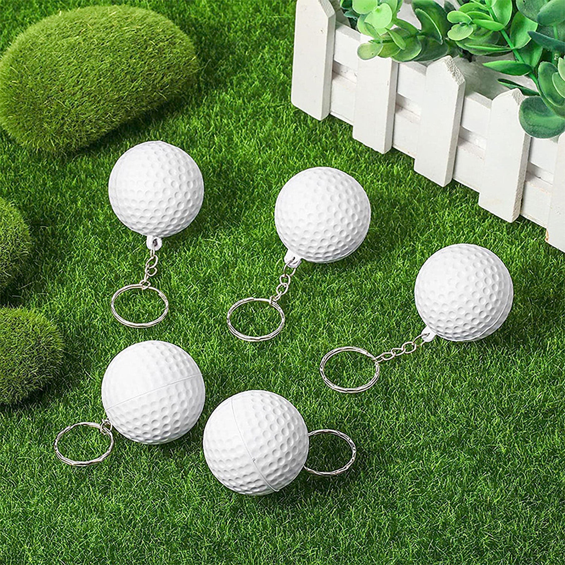 PU Golf Key Ring