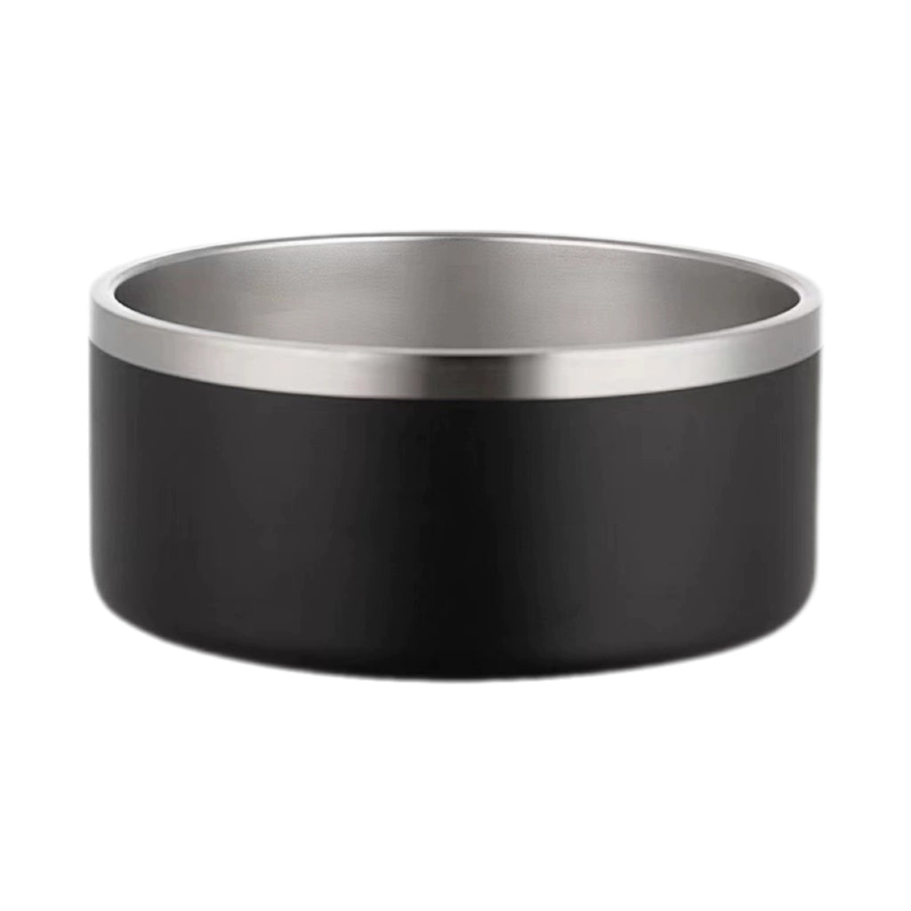 42 Oz 304 Double-Layer Thickened Large-Capacity Pet Bowl