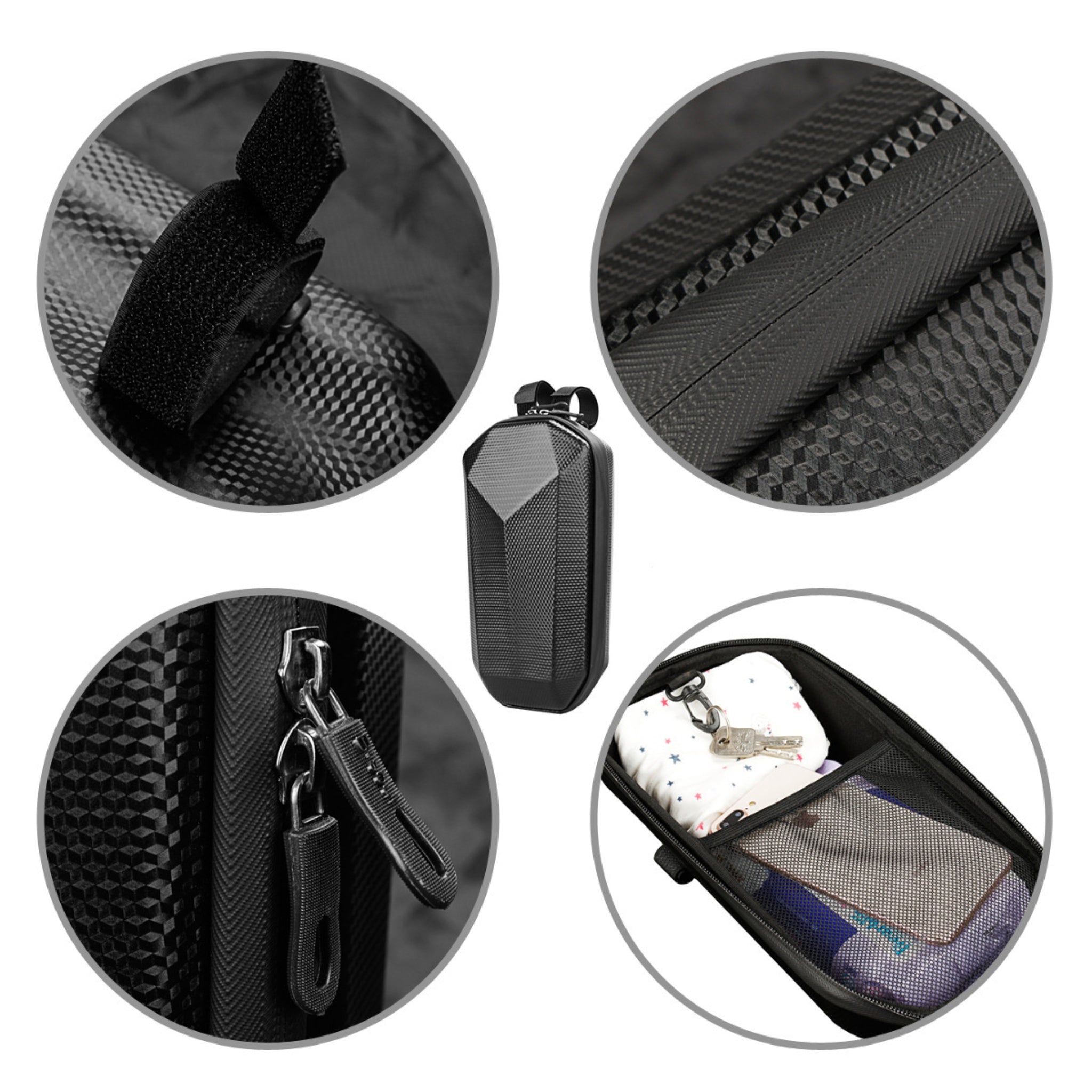 Hardcase EVA Handlebar Bag Waterproof For Scooter