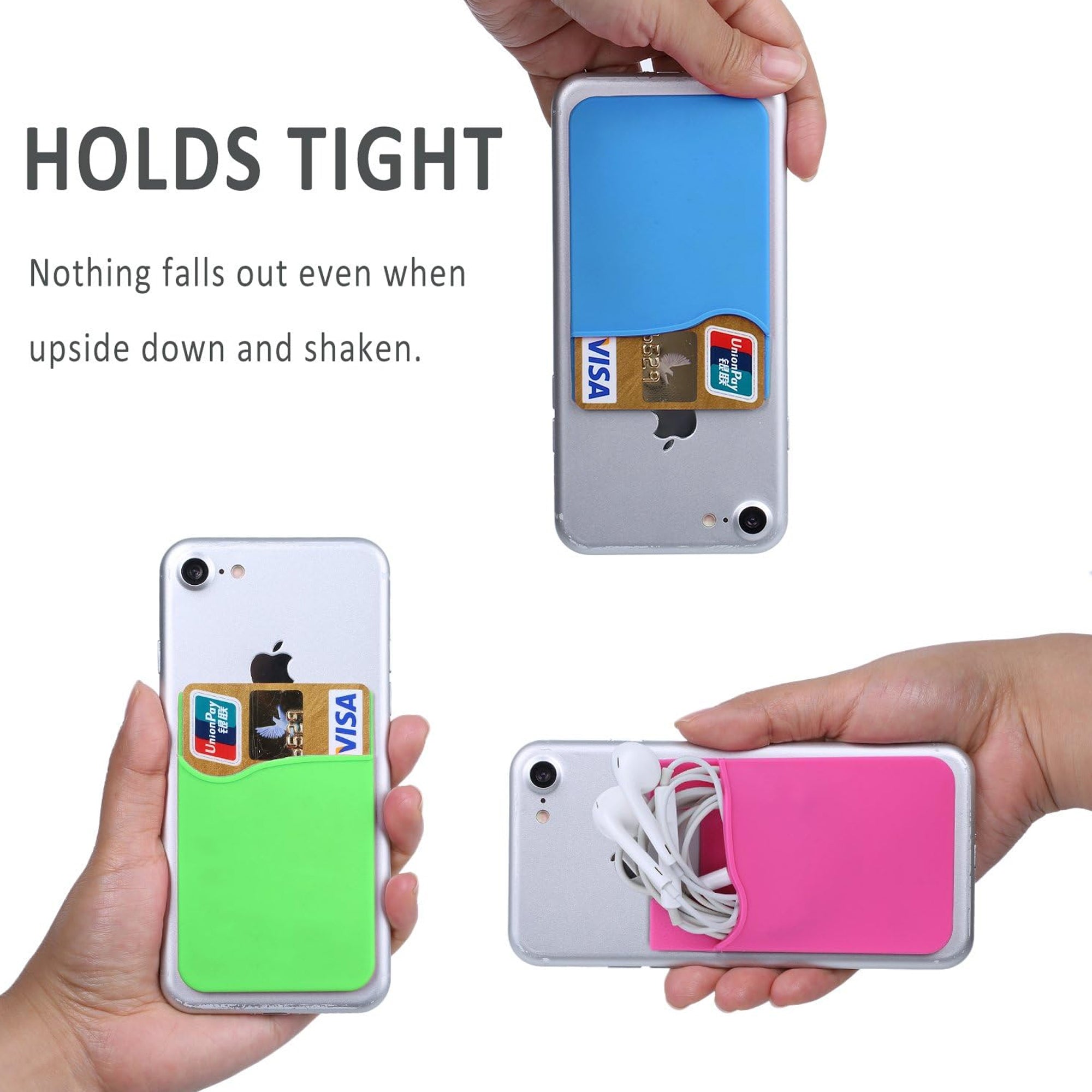 Silicone Stick On Wallet