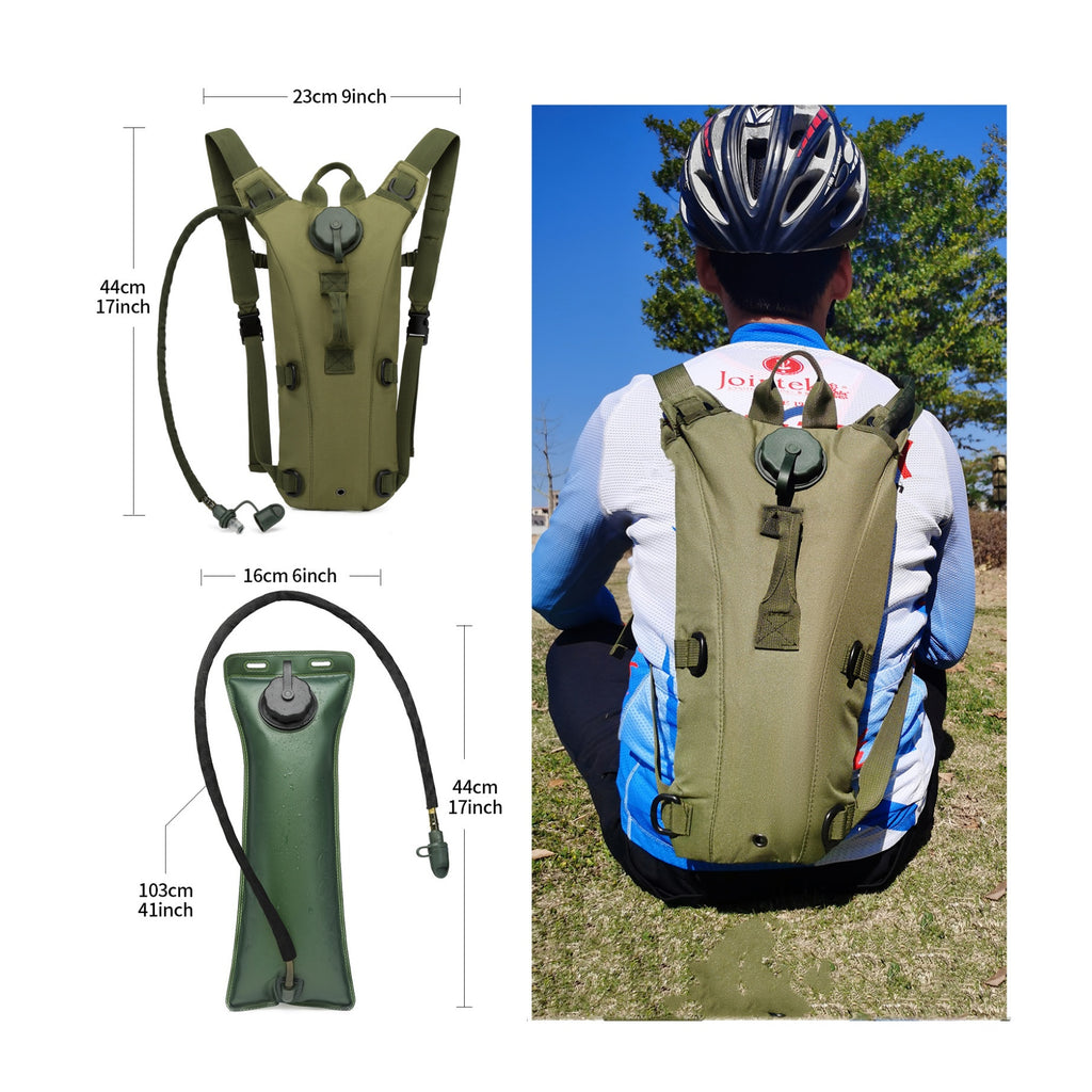 Lightweight Hydration Backpack With 3 Liter Water Bladder