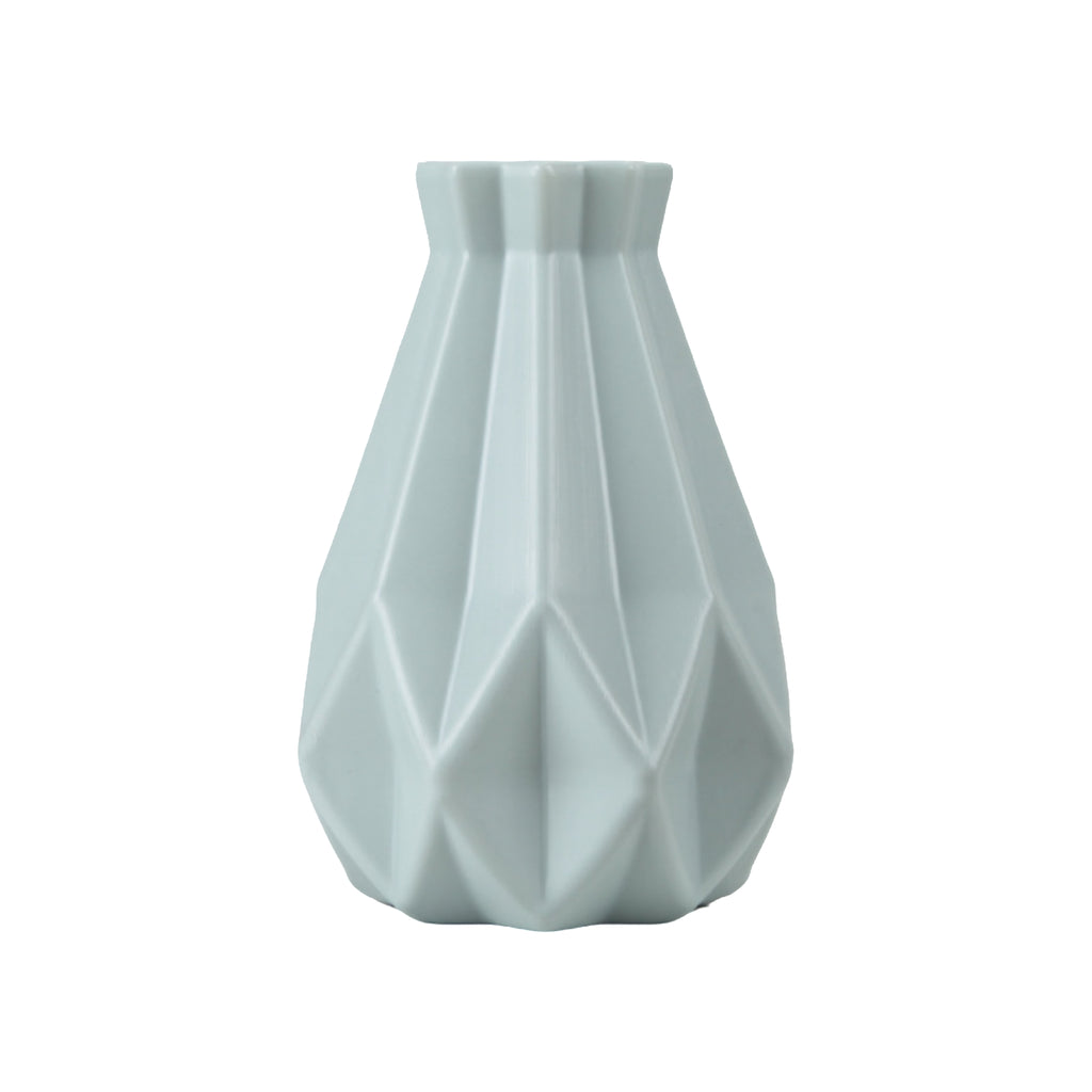 Scandinavian Ceramic Look Plastic Vase Moody Tones Decor