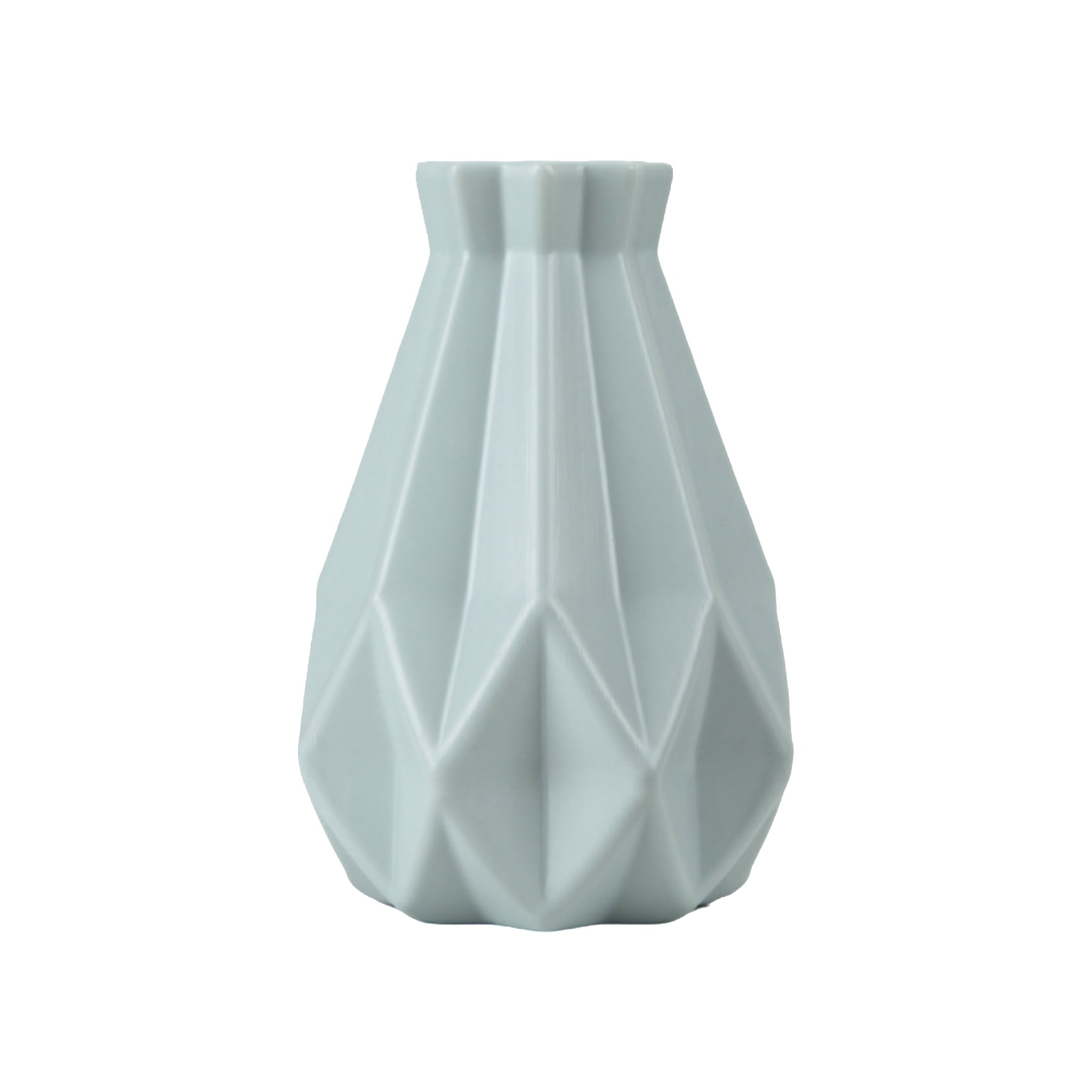 Scandinavian Ceramic Look Plastic Vase Moody Tones Decor