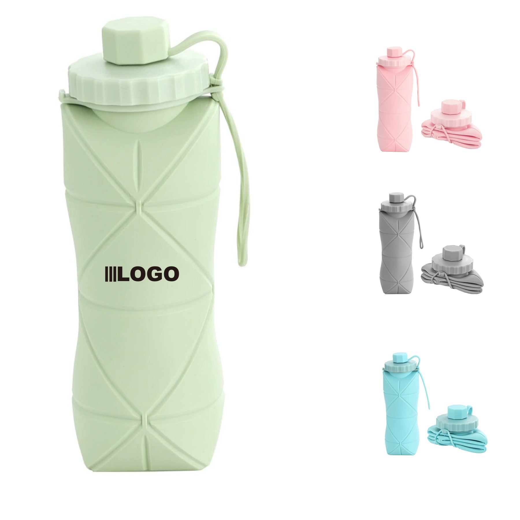 Silicone Folding Water Bottle