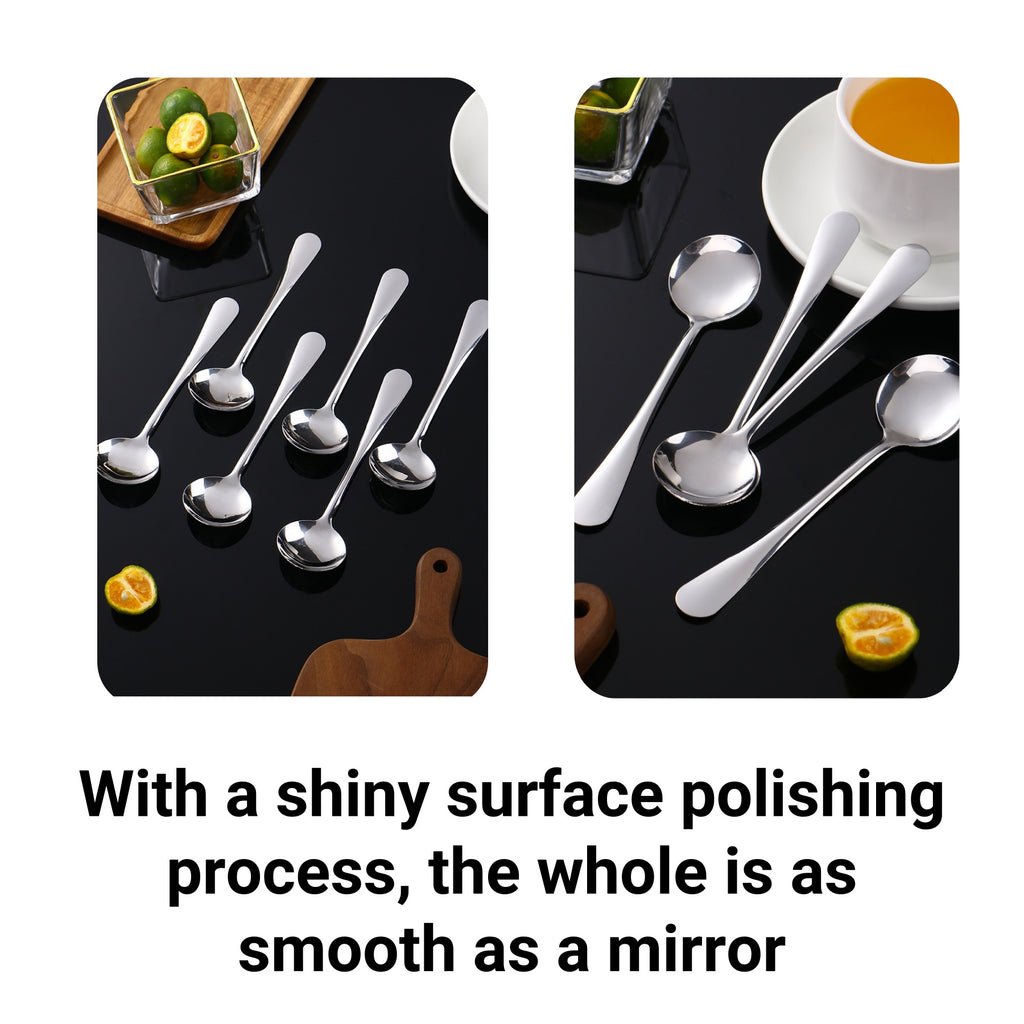 Thickened Stainless Steel Soup Spoon