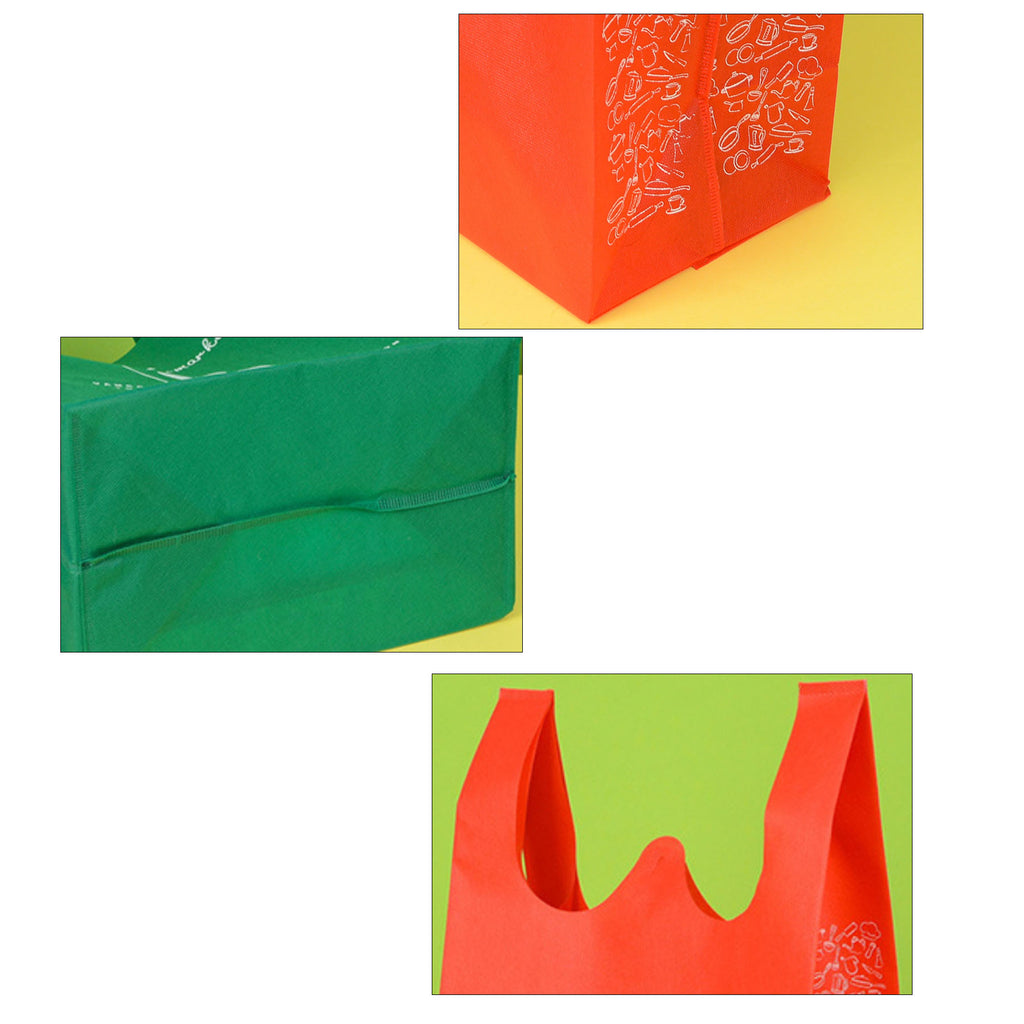 Nonwoven Fabric Shopping Tote Bag With Handles