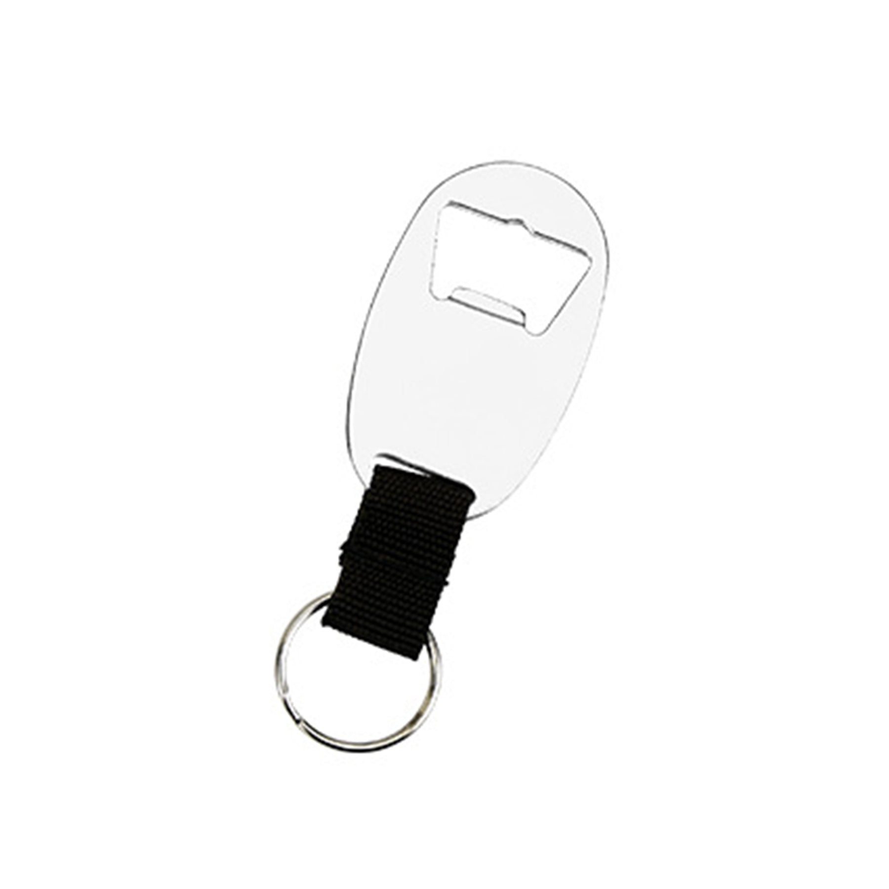 Aluminum Alloy Flat Beer Bottle Opener Keychain