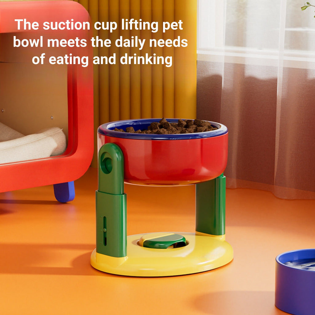 Adjustable Suction Cup Pet Bowl