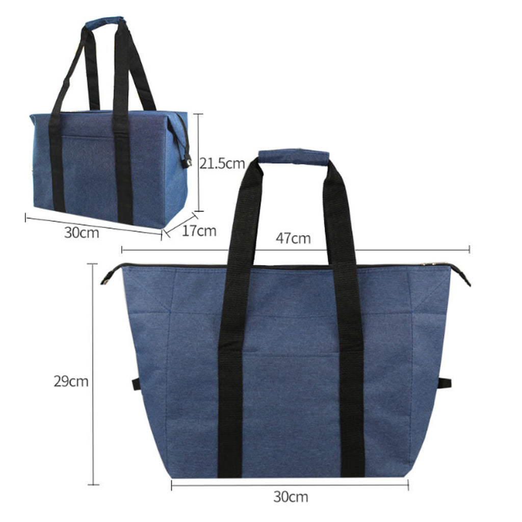 Sustainable Tote Cooler Bag With Zipper