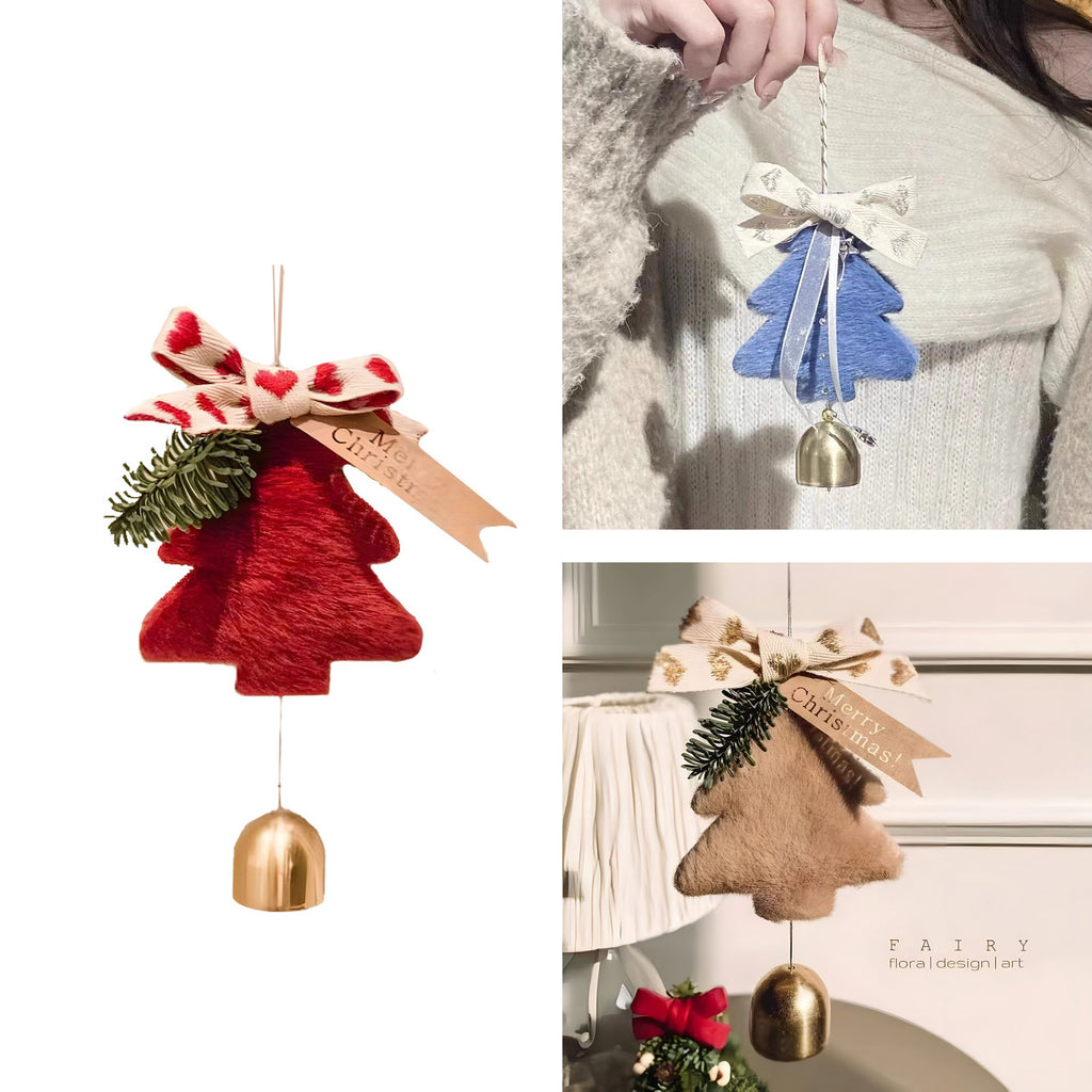 Christmas Tree Pendant With Bell