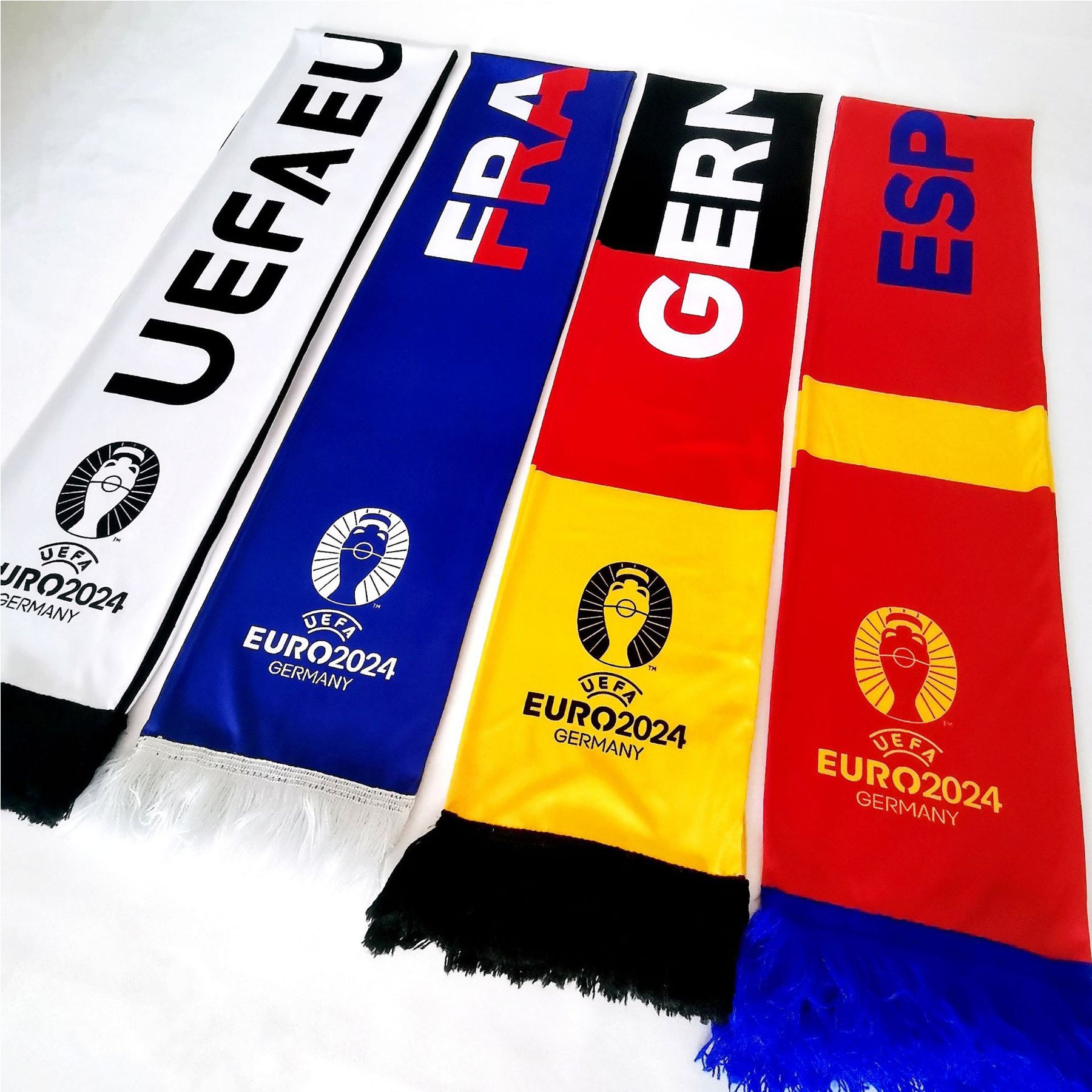 Custom Soccer Knitted Scarf W/Fringe