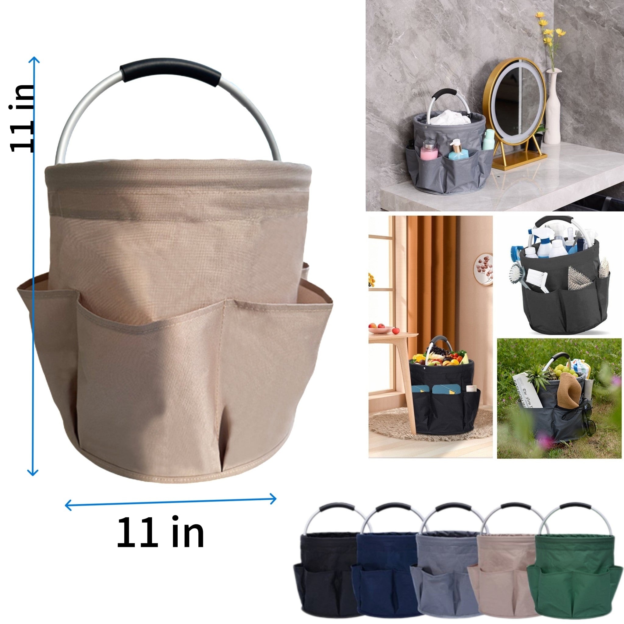 Portable Folding Beach Basket