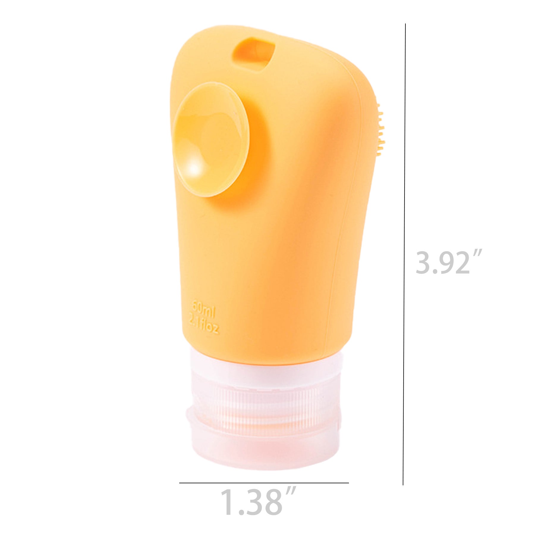 Silicone Travel Bottle with Suction Cup