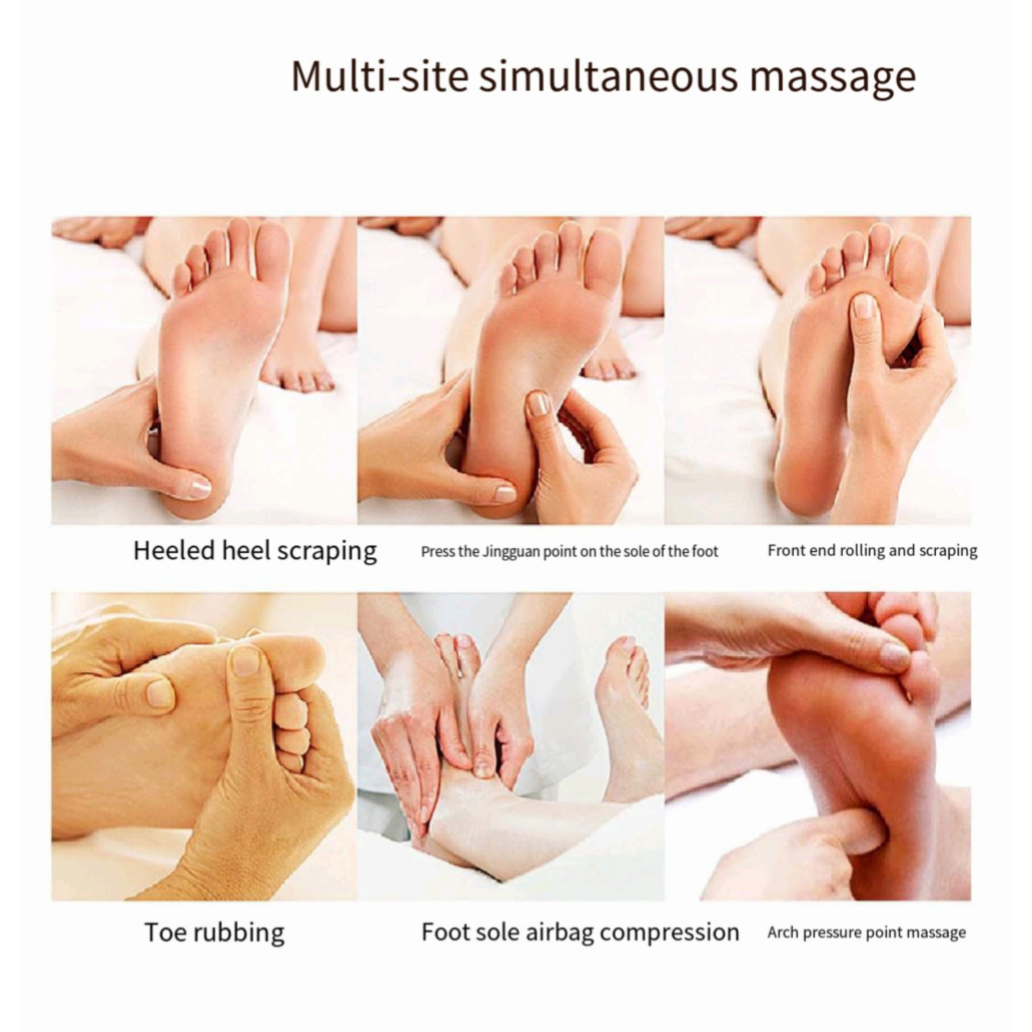 Home EMS Foot Massager Shiatsu Heel Pain Muscle Relax