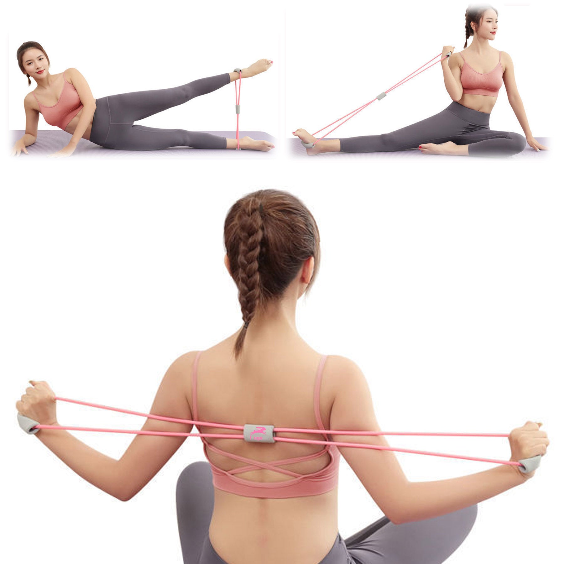 8 Shaped Fitness Stretch Band