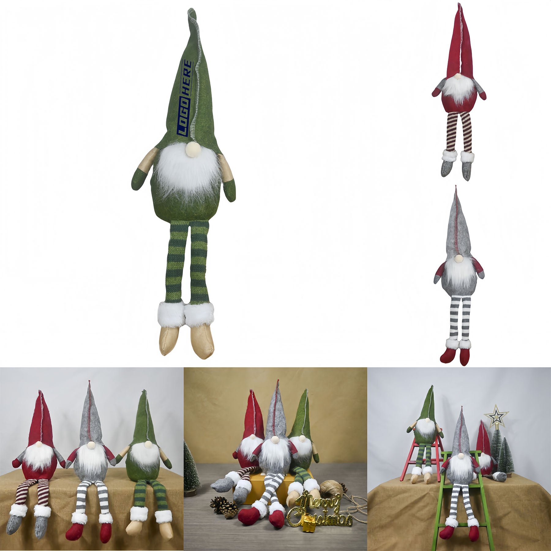 Long Legged Rudolph Plush Toy