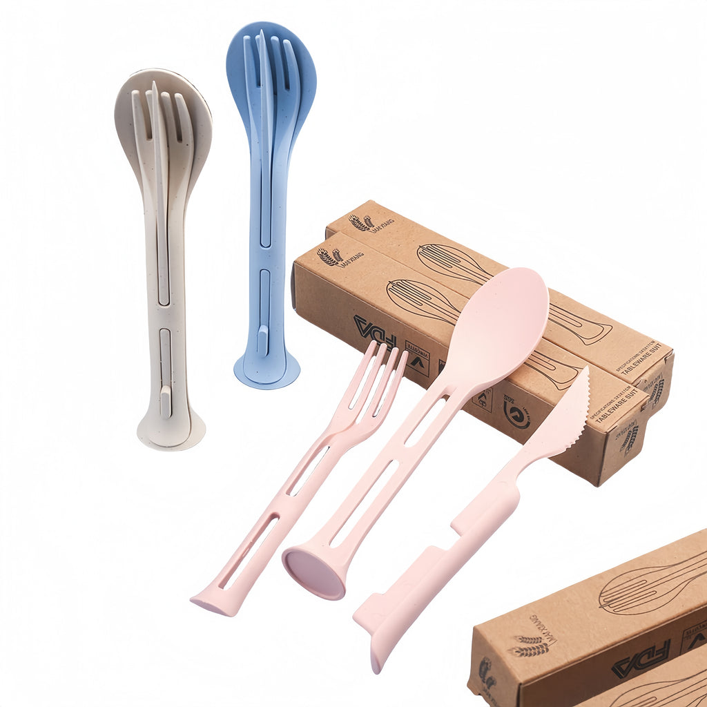 Kids' 3-in-1 Portable Utensil Set