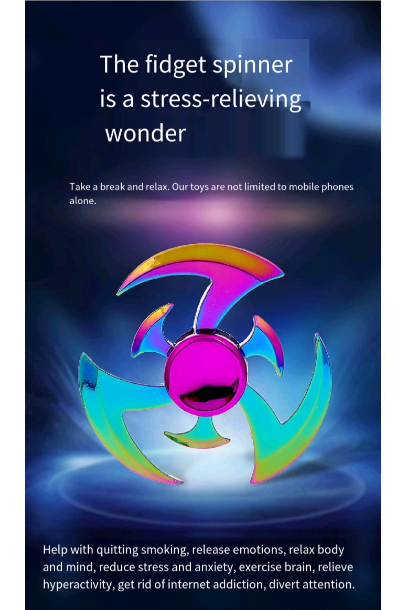 Colorful Alloy Finger Spinner