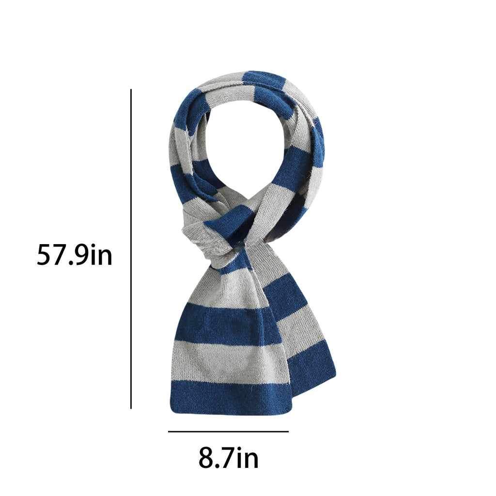 Warm Striped Scarf