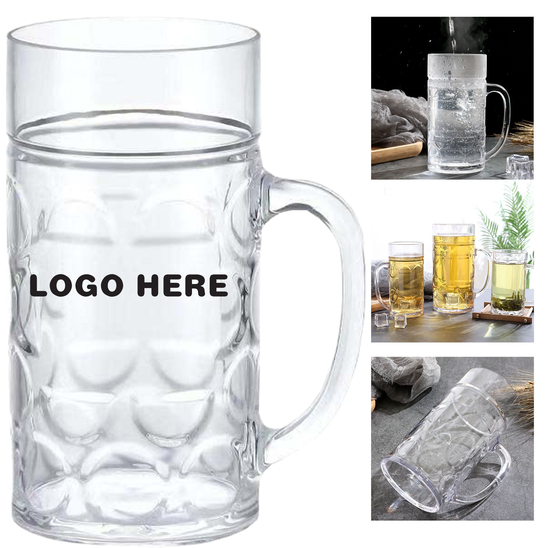 PC Plastic Beer Mug