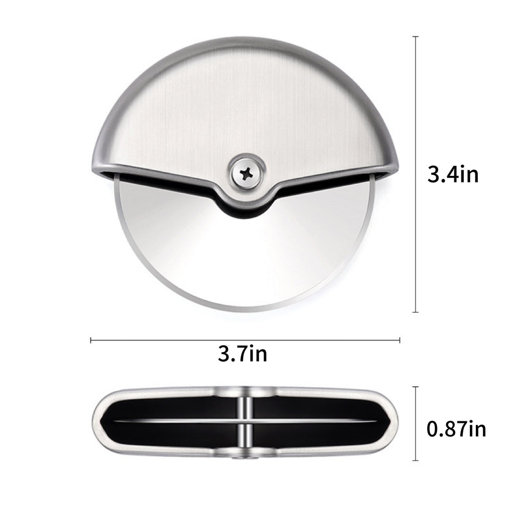 Stainless Steel Single-Wheel Pizza Cutter