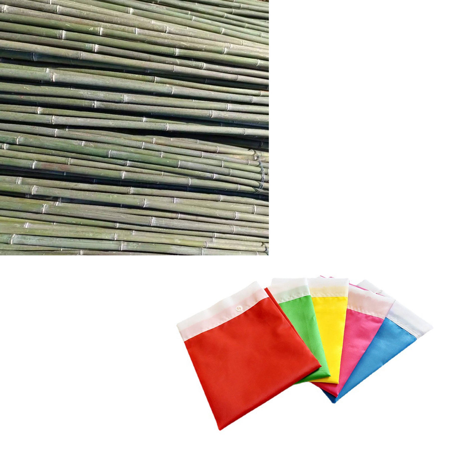 Cheering Flag with Bamboo Pole