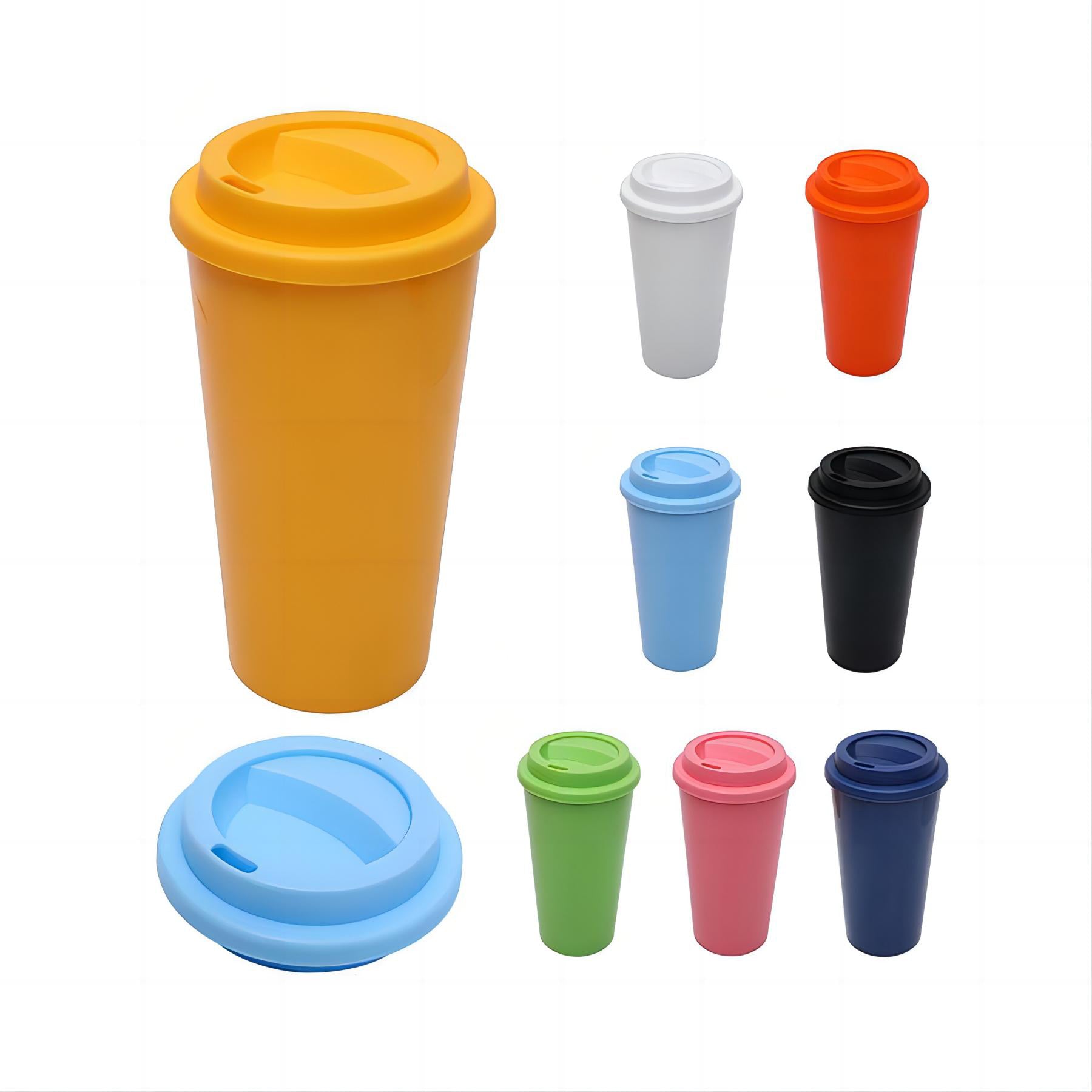 Plastic Travel Mugs with Lid