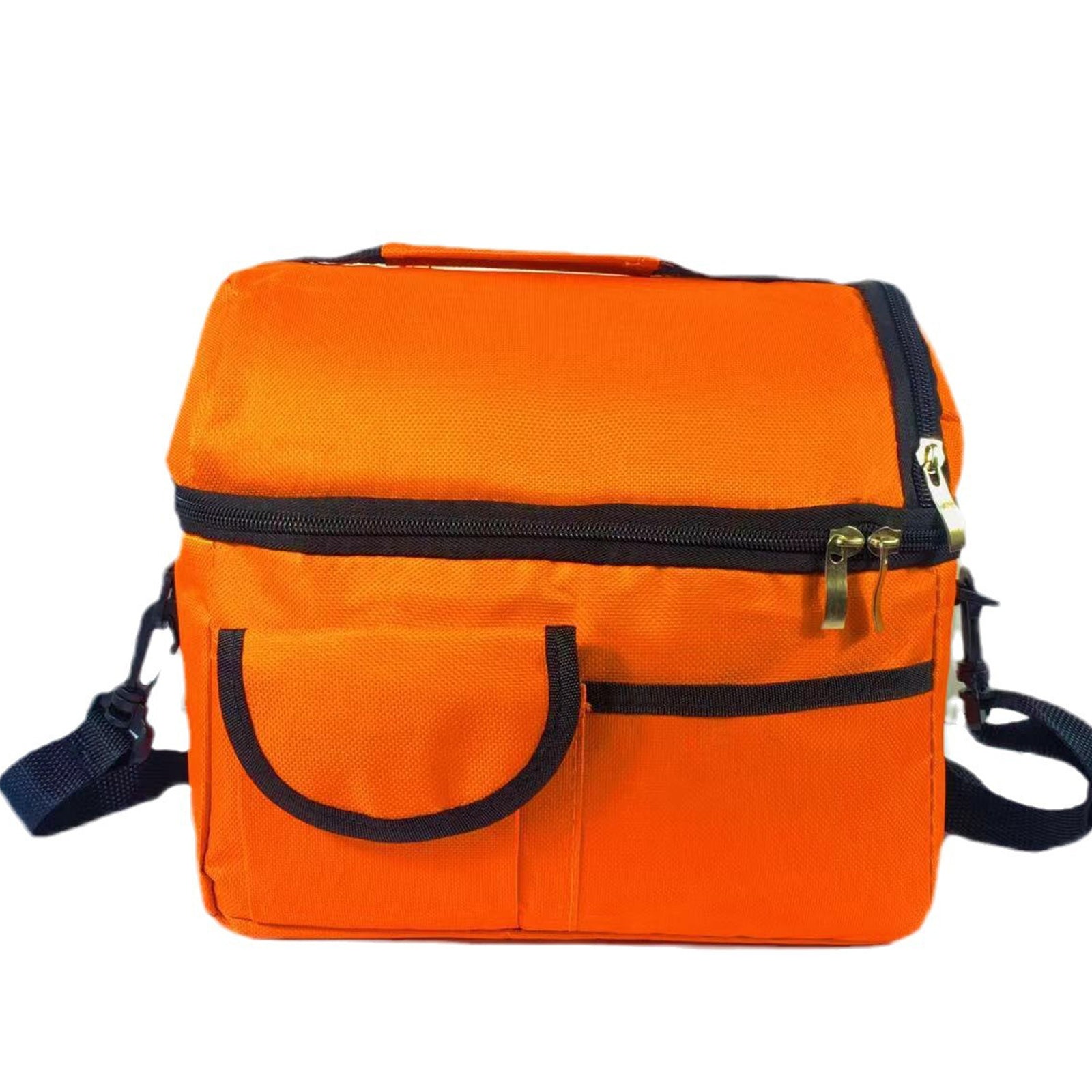 Portable Double-Layer Ice Pack Food Insulation Bag