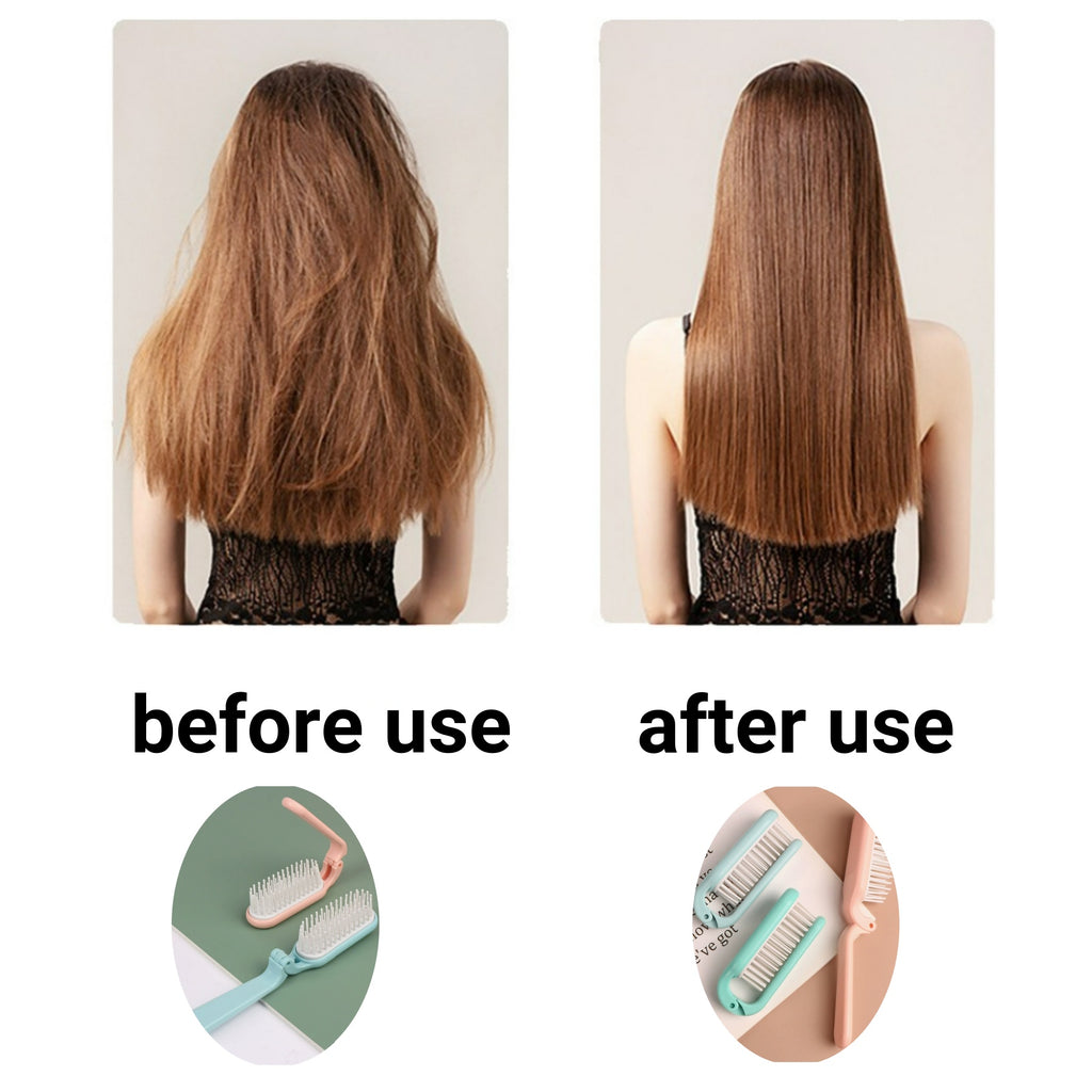 Portable Folding Comb With Soft Teeth