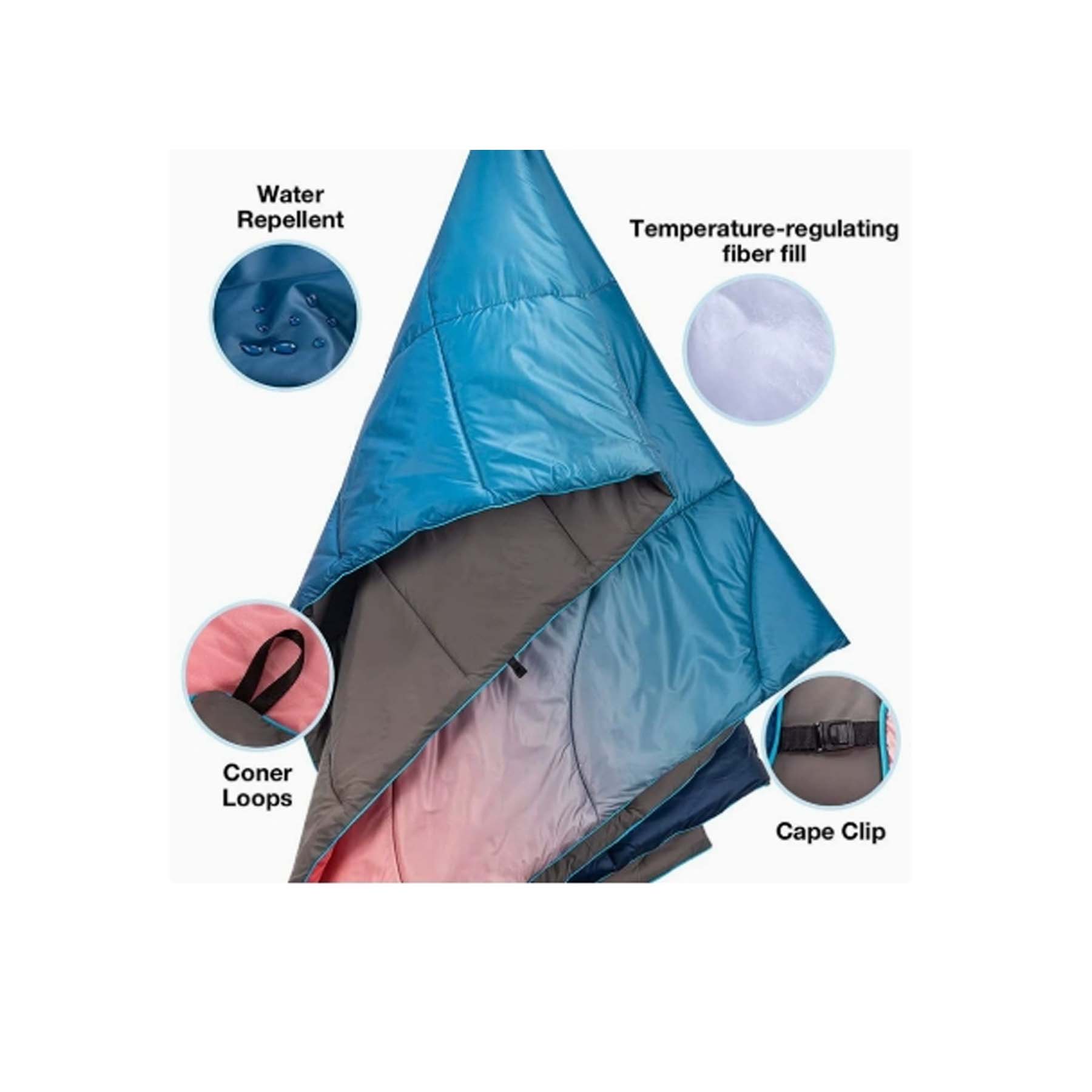 Gradient Colored Outdoor Camping Blanket