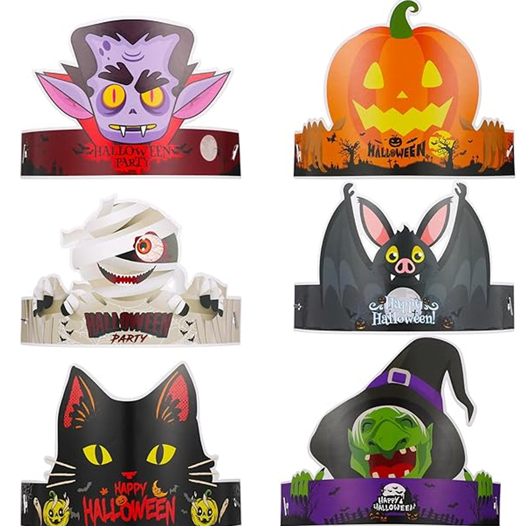New Paper Hats For Halloween Parties