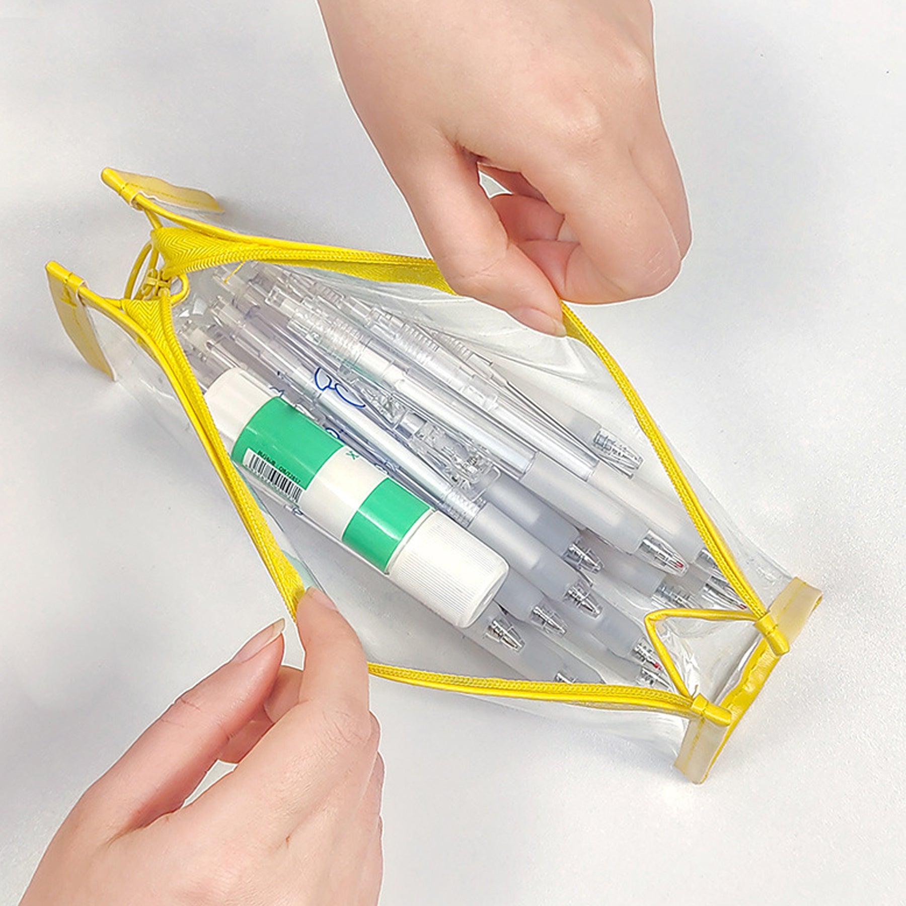 Zippered Clear PVC Pencil Case