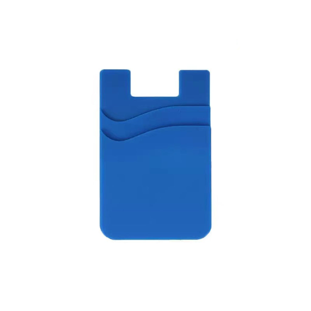 Silicone Double - Layer Phone Card Holder Back Sticker