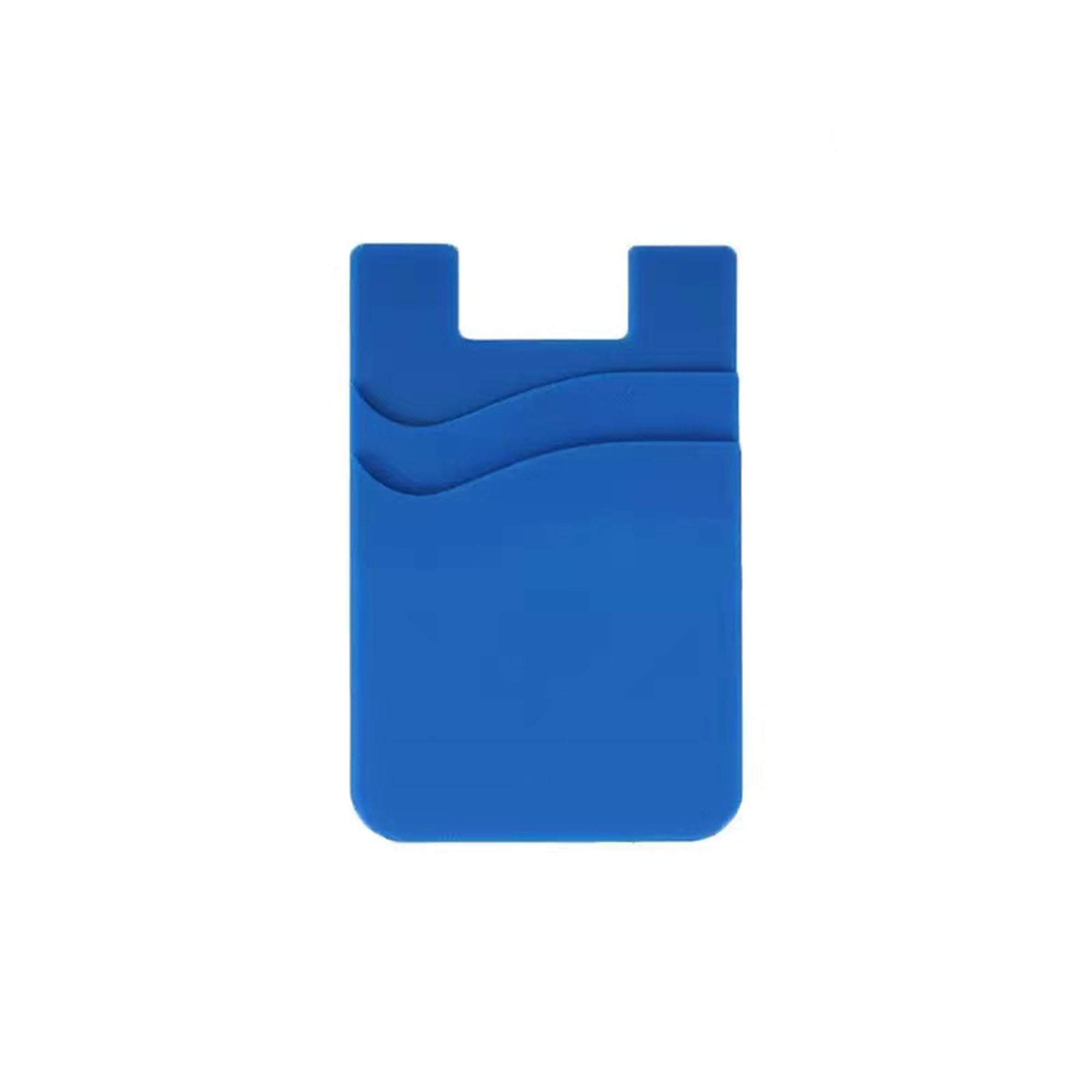 Silicone Double - Layer Phone Card Holder Back Sticker