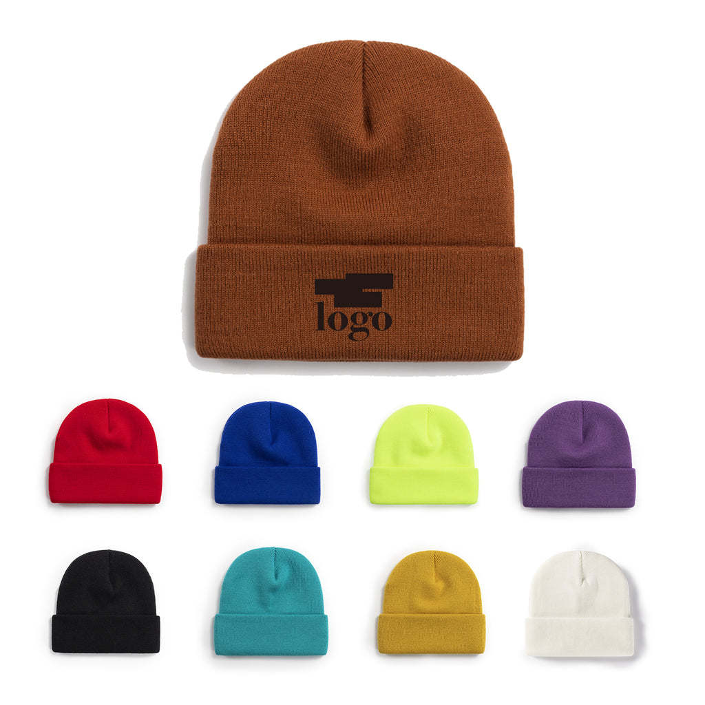 Autumn Winter Plain Knit Hat