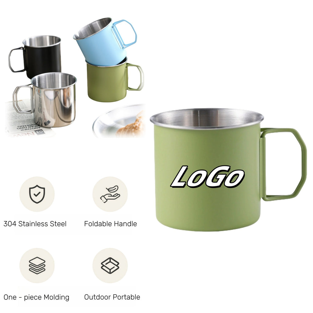 304 Stainless Steel Foldable Cup