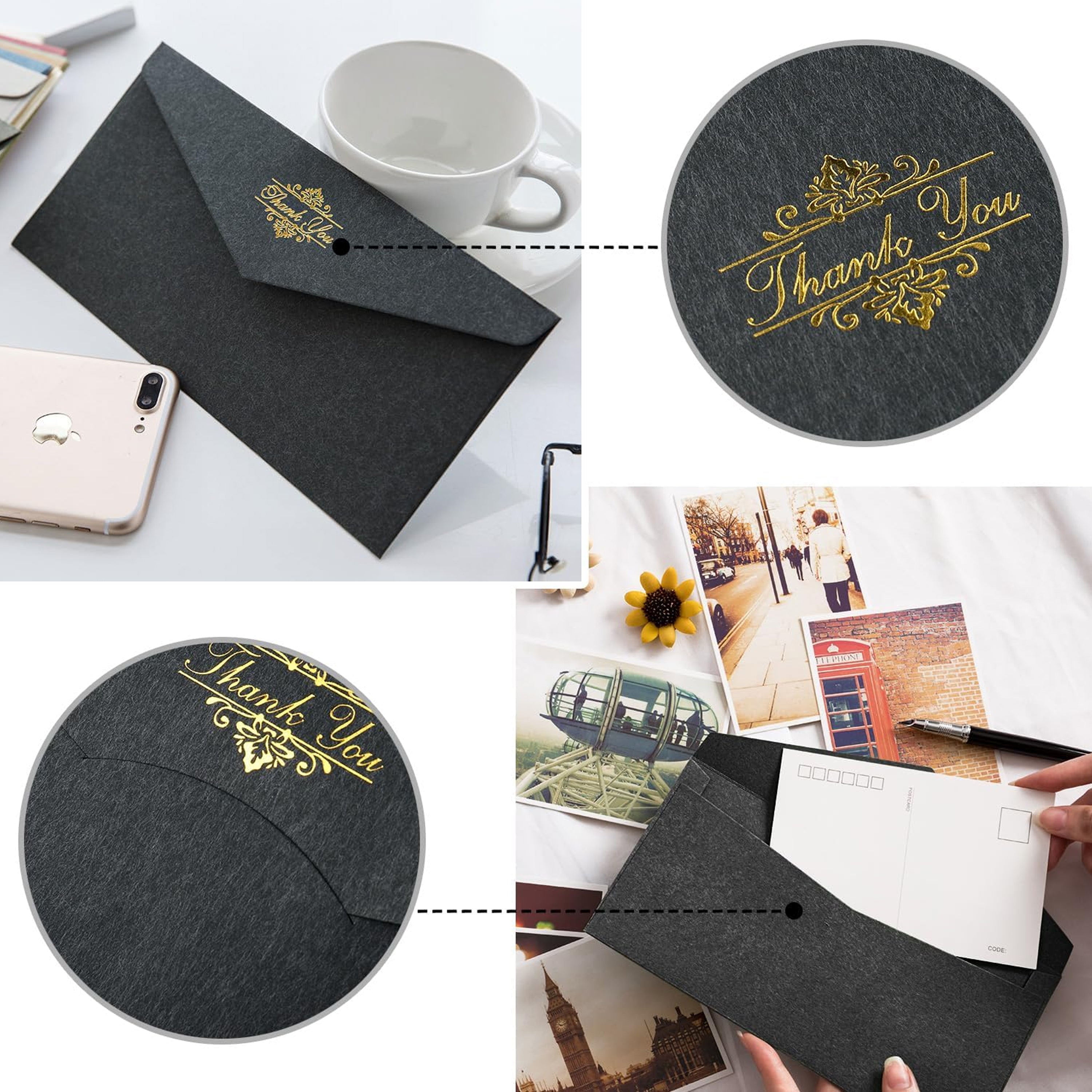 Solid Color Blank Business Envelope