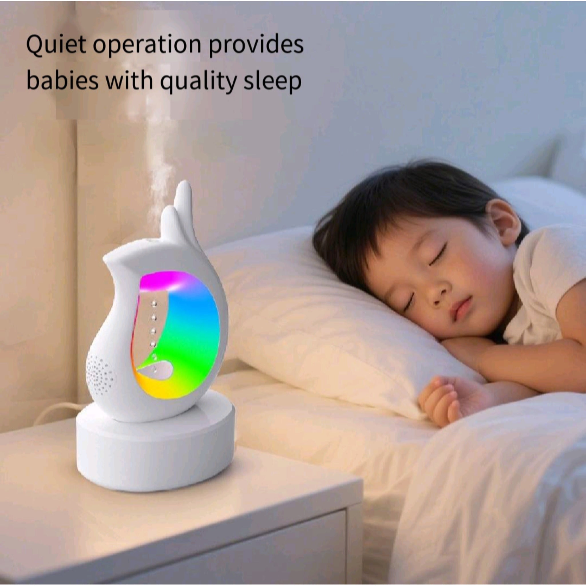 Gravity Defying Humidifier Bluetooth Speaker Rgb Light