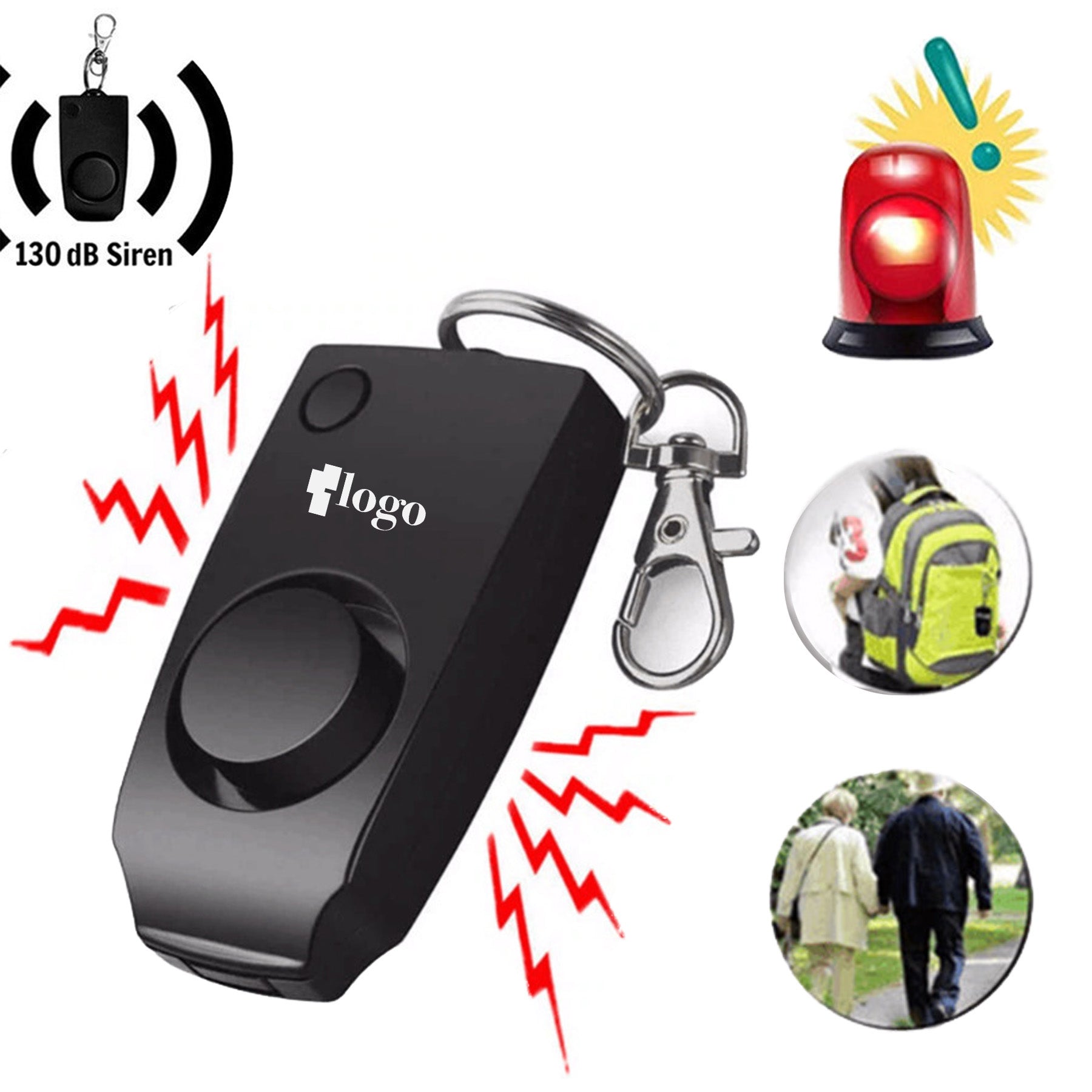 Personal Safety Alarm With Whistle