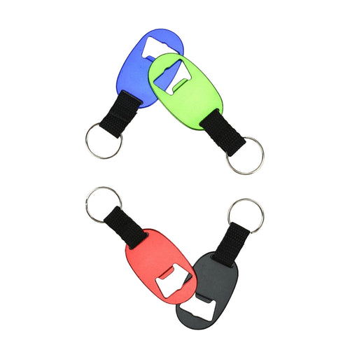 Aluminum Bottle Opener With Key Ring