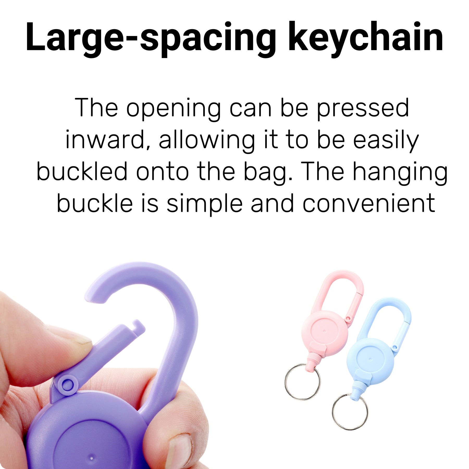 High-resilience Pull Rope Keychain