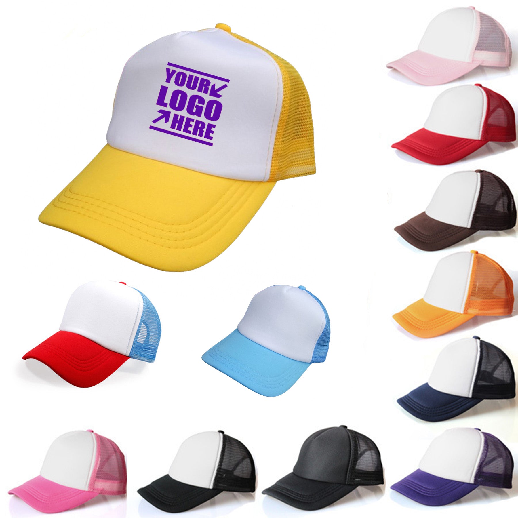 Foam Trucker Cap With Mesh Back