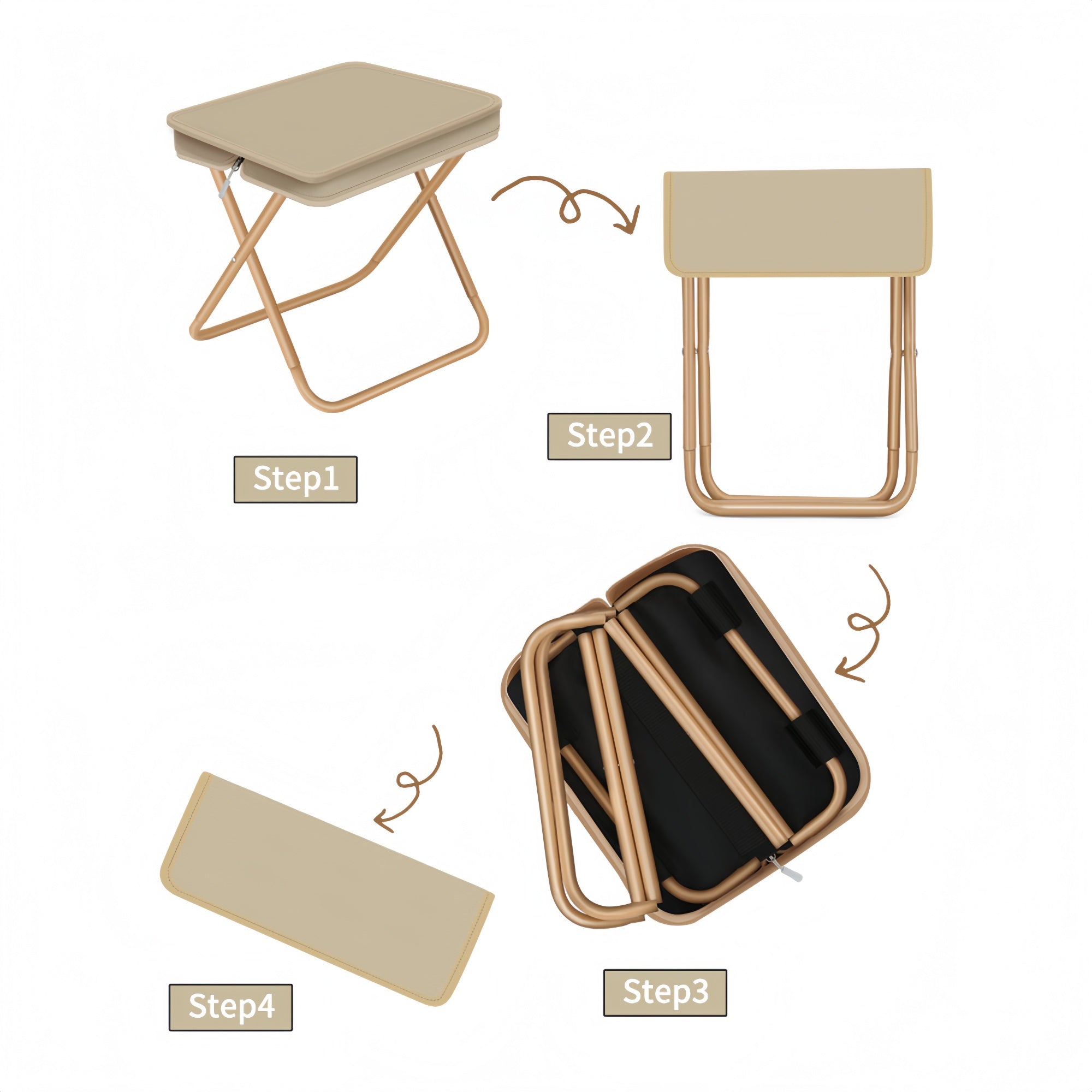 Pencil Case Folding Stool