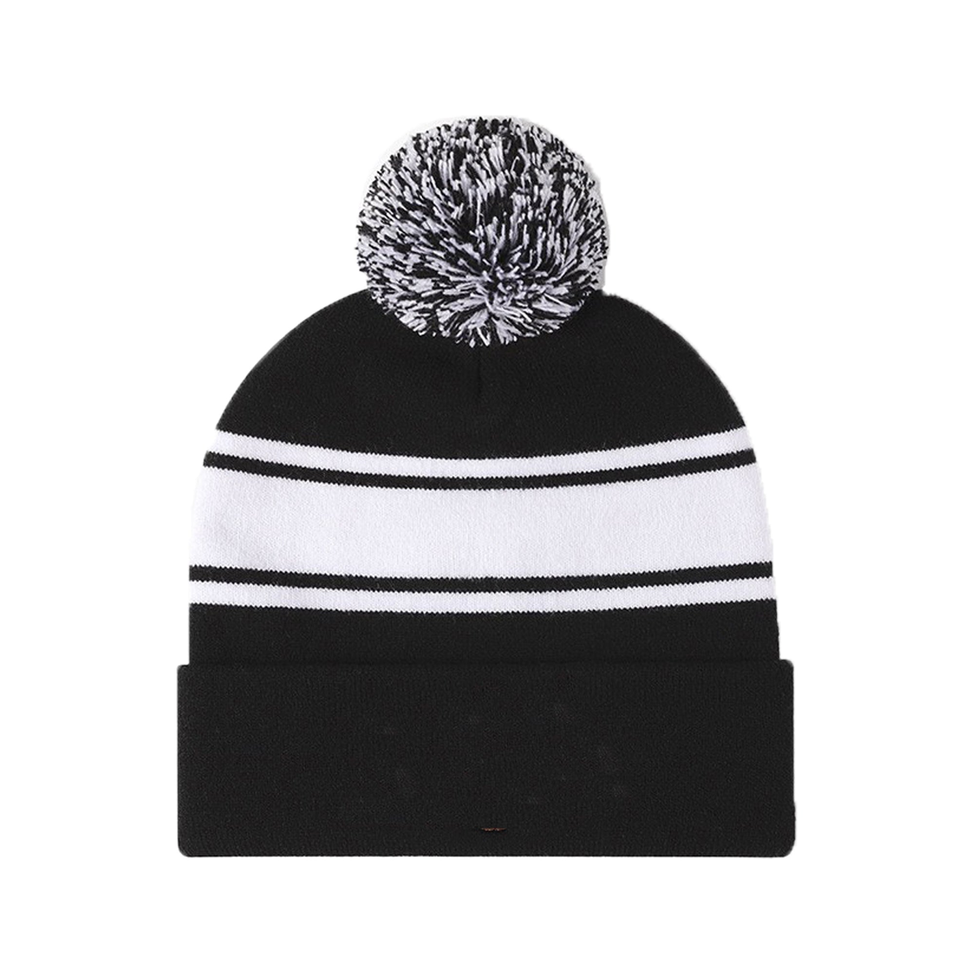 Embroidered Knit Warm Winter Hat