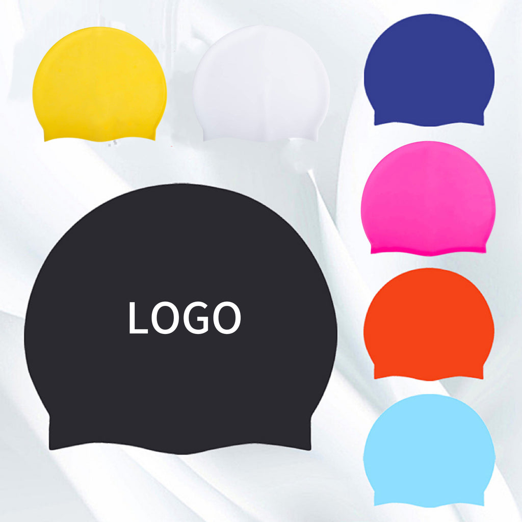 Unisex Waterproof Silicone Swim Cap with Ear Protection