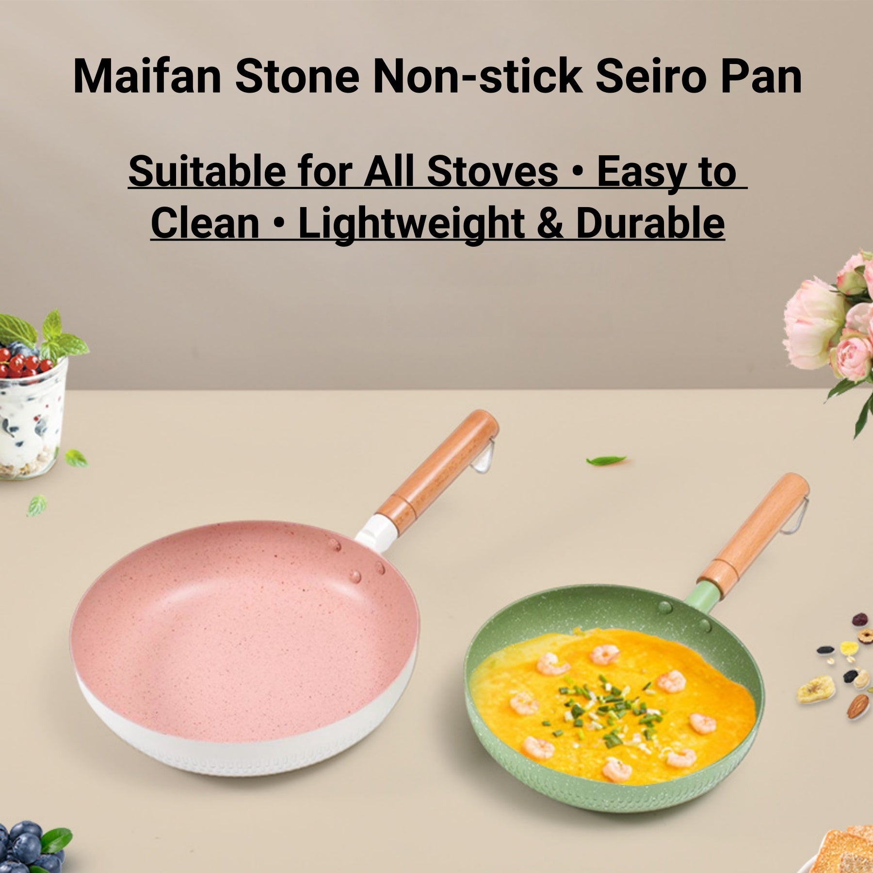 Multi-functional Household Frying Pan