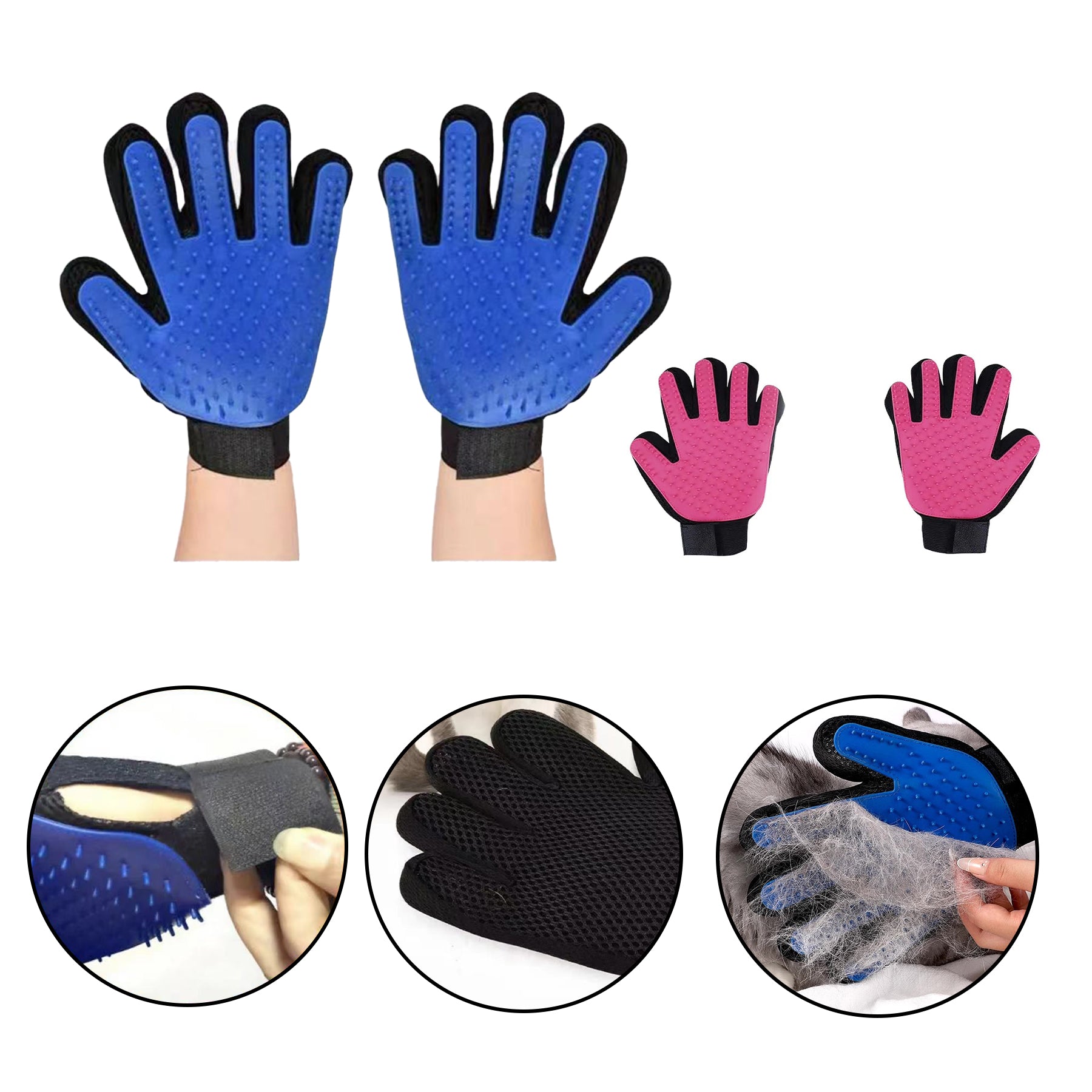Pet Grooming Glove Brush