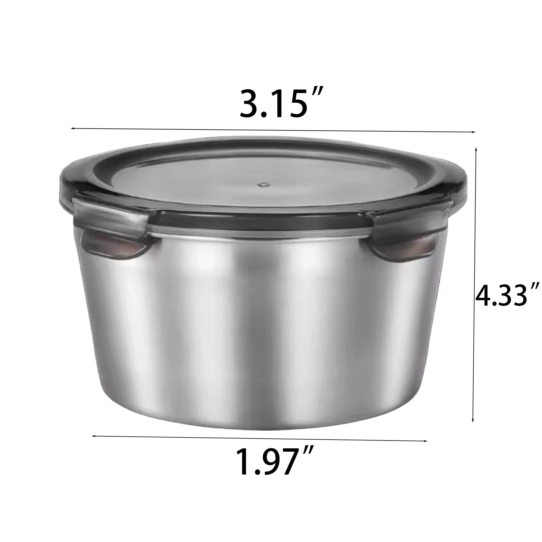 Food Grade 316 Stainless Steel Thermal Lunch Container