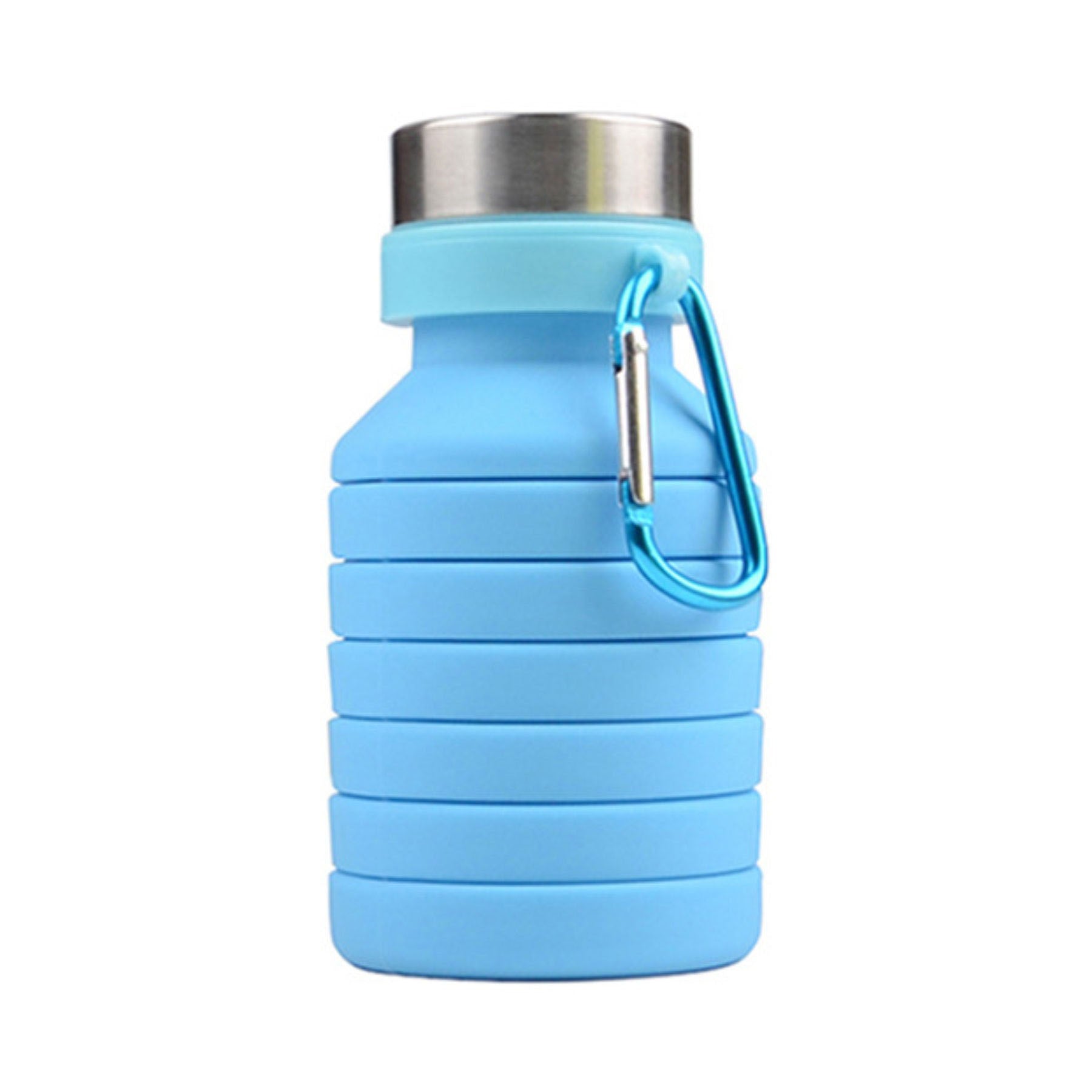 18Oz Silicone Collapsible Sports Drinking Water Bottle